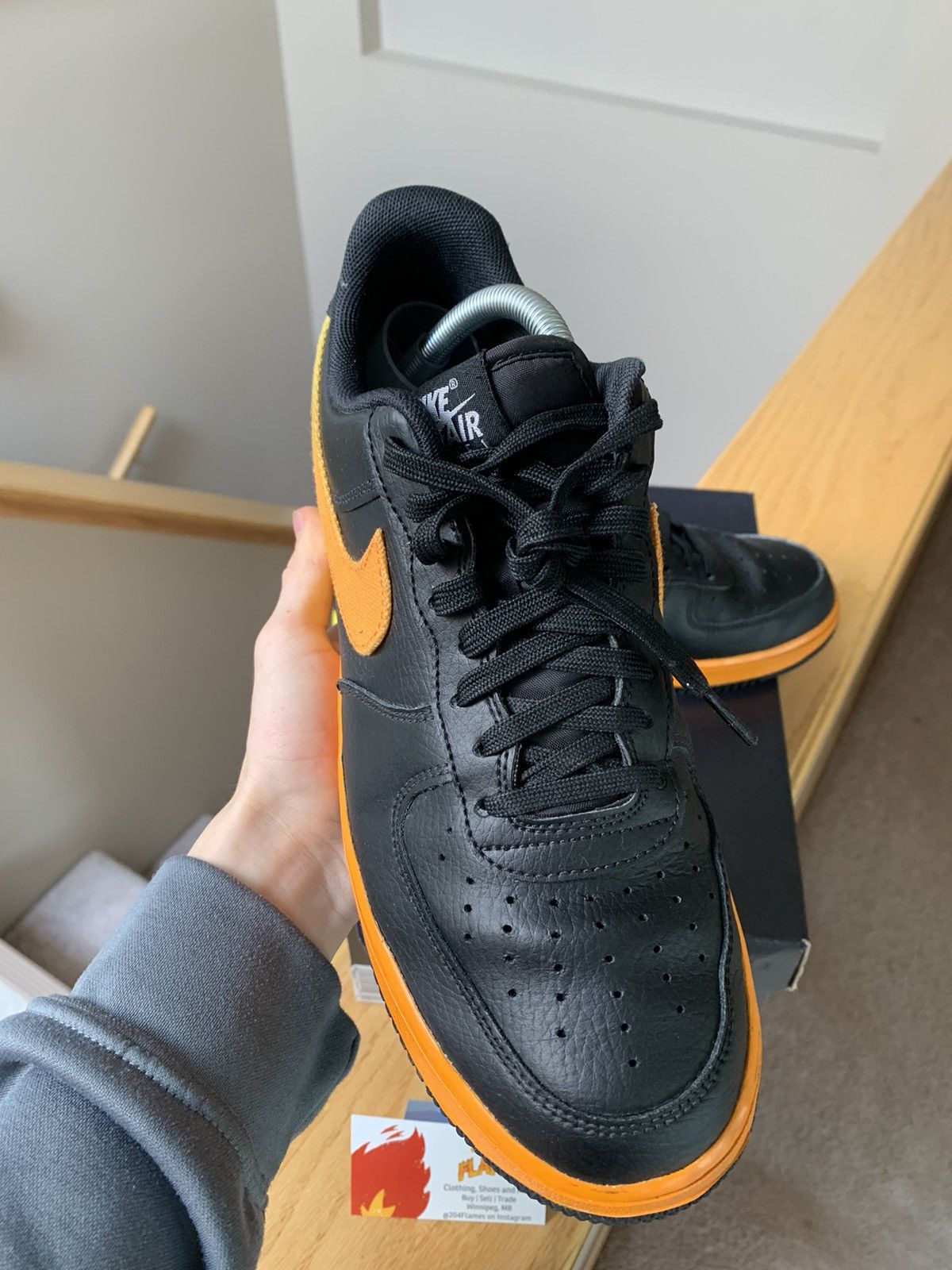 Adidas Nike Airforce 1 Orange Graident Size US 8 / EU 41 - 4 Thumbnail