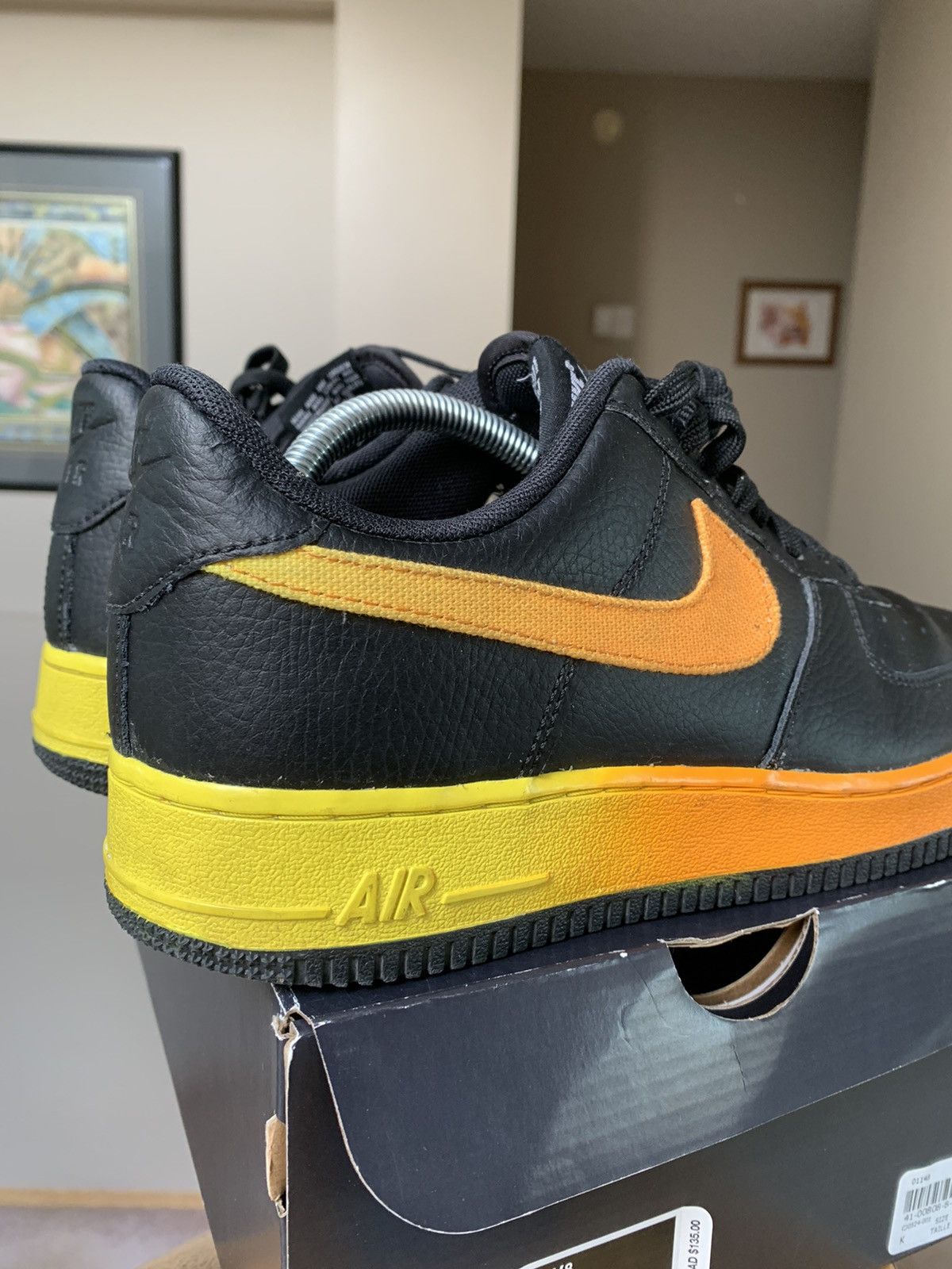 Adidas Nike Airforce 1 Orange Graident Size US 8 / EU 41 - 2 Thumbnail
