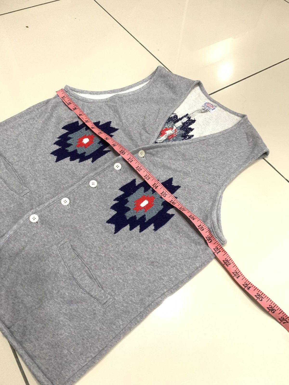 Japanese Brand CHIANG MAI DELUXE GAIJIN EMBROIDERED NAVAJO CHIMAYO VEST Size US L / EU 52-54 / 3 - 4 Thumbnail