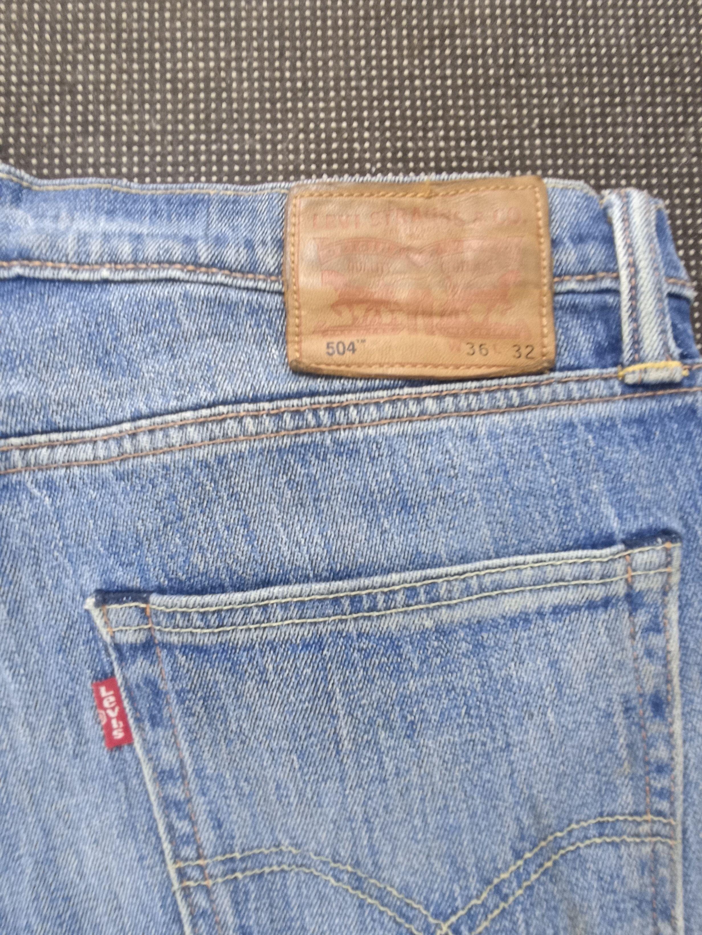Jean × Levi's × Vintage Vintage Levi’s 504 White Oak Cone Denim Blue Wash-J248 Size US 37 - 10 Thumbnail