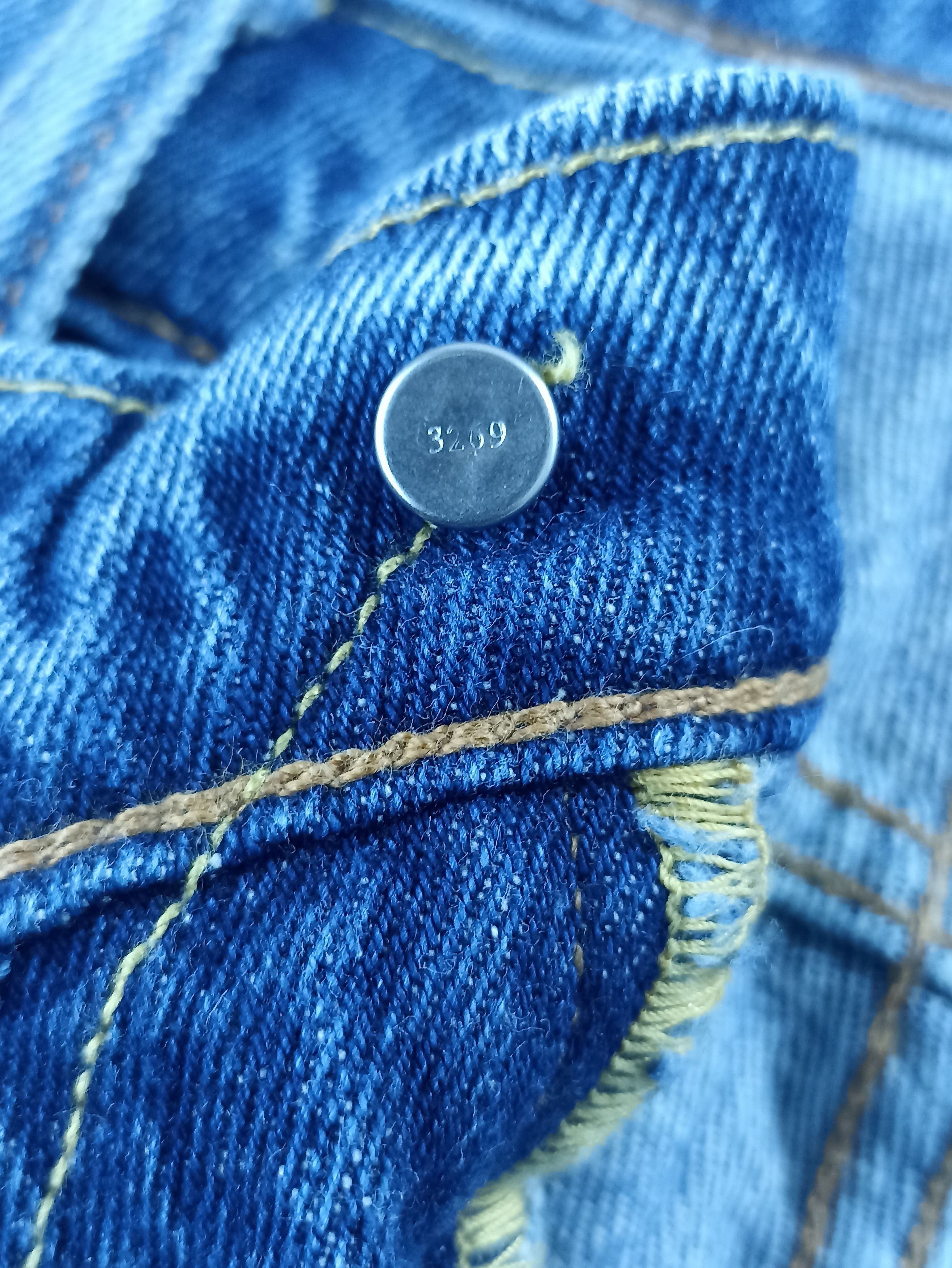 Jean × Levi's × Vintage Vintage Levi’s 504 White Oak Cone Denim Blue Wash-J248 Size US 37 - 4 Thumbnail
