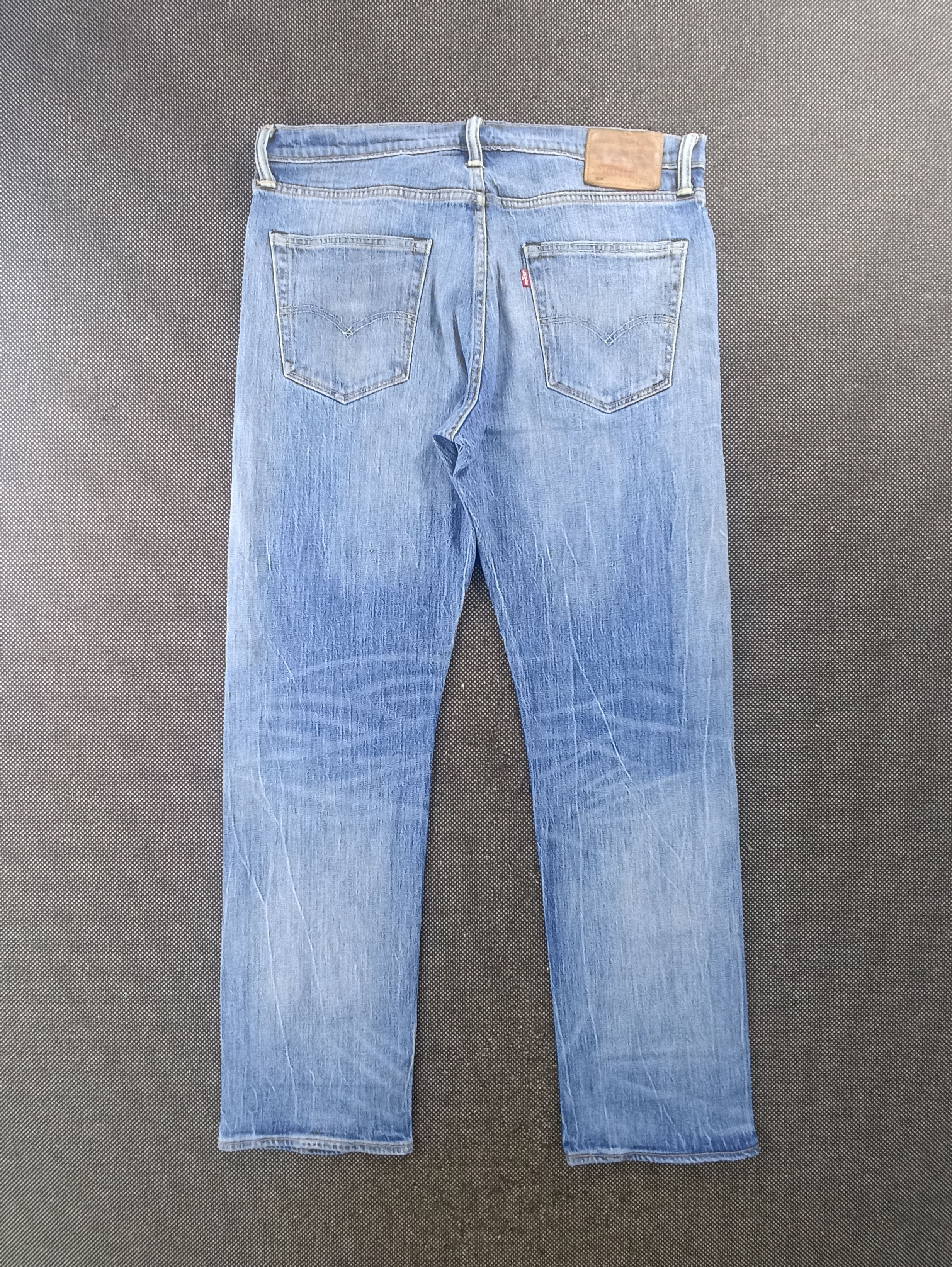 Jean × Levi's × Vintage Vintage Levi’s 504 White Oak Cone Denim Blue Wash-J248 Size US 37 - 2 Thumbnail