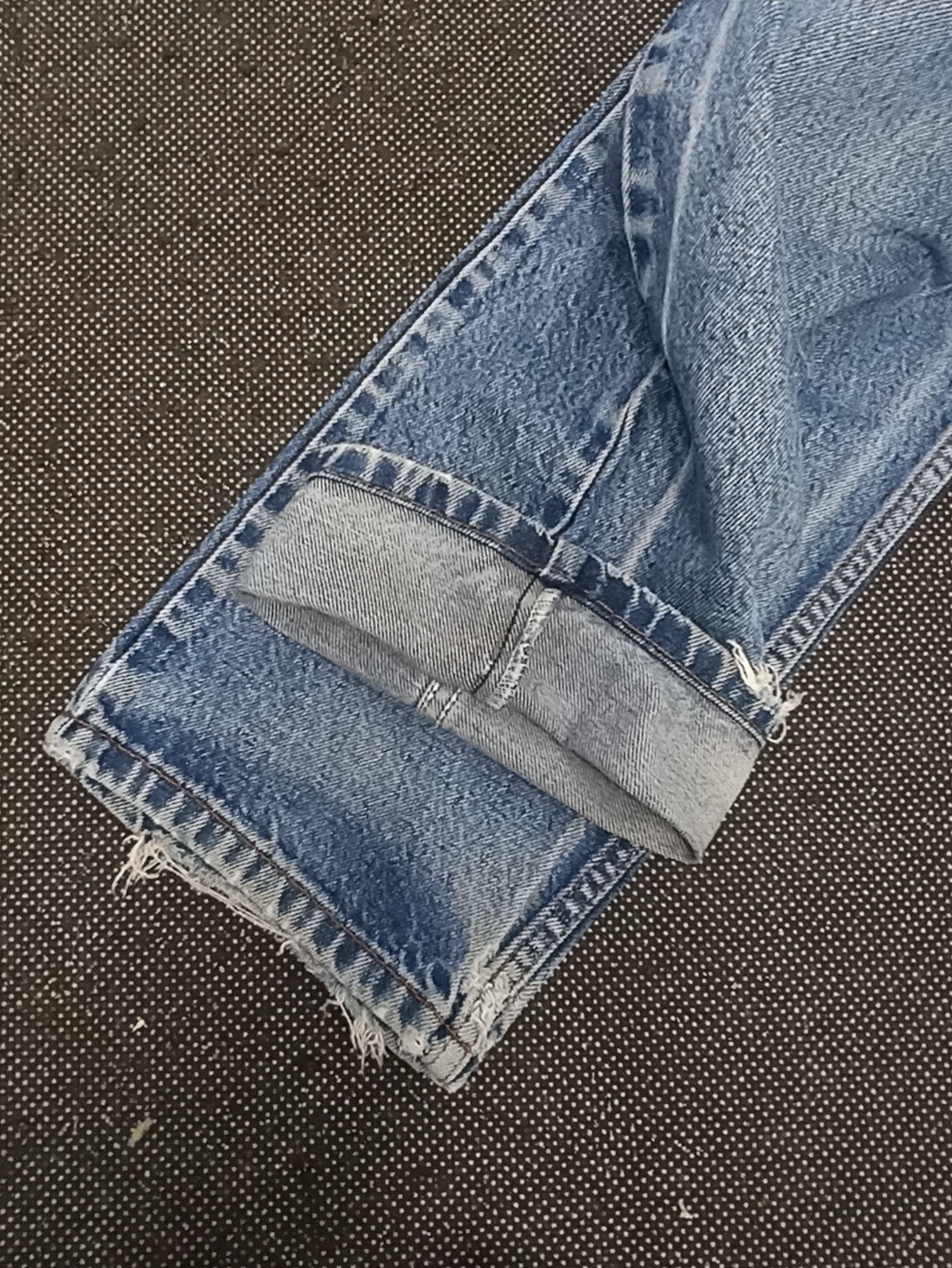 Jean × Levi's × Vintage VINTAGE LEVIS 505 DISTRESSED STONE WASH JEANS -J337 Size US 32 / EU 48 - 7 Thumbnail