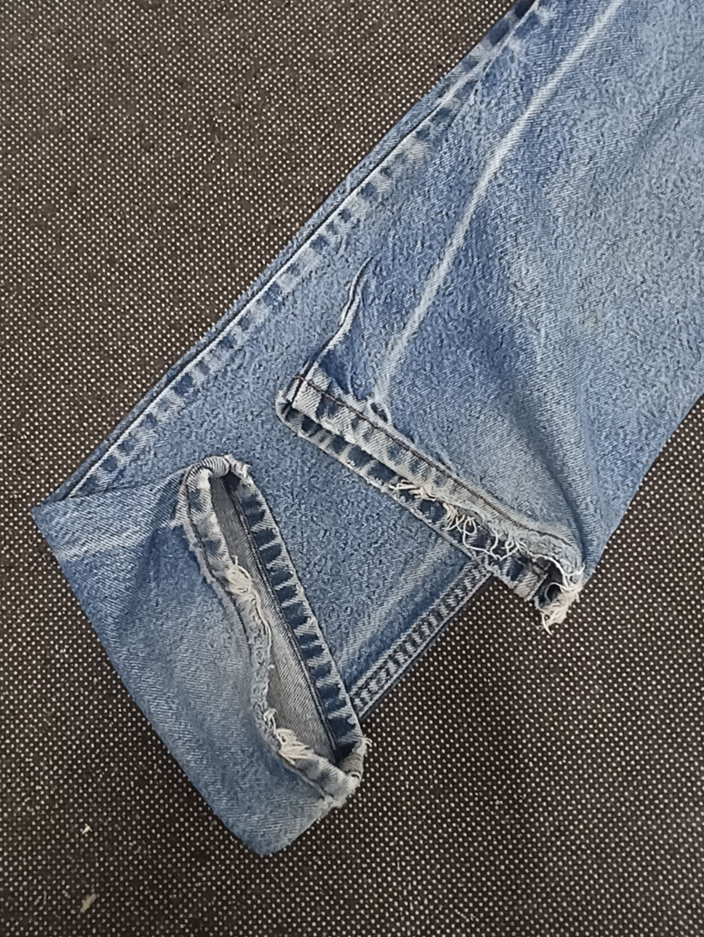Jean × Levi's × Vintage VINTAGE LEVIS 505 DISTRESSED STONE WASH JEANS -J337 Size US 32 / EU 48 - 8 Thumbnail