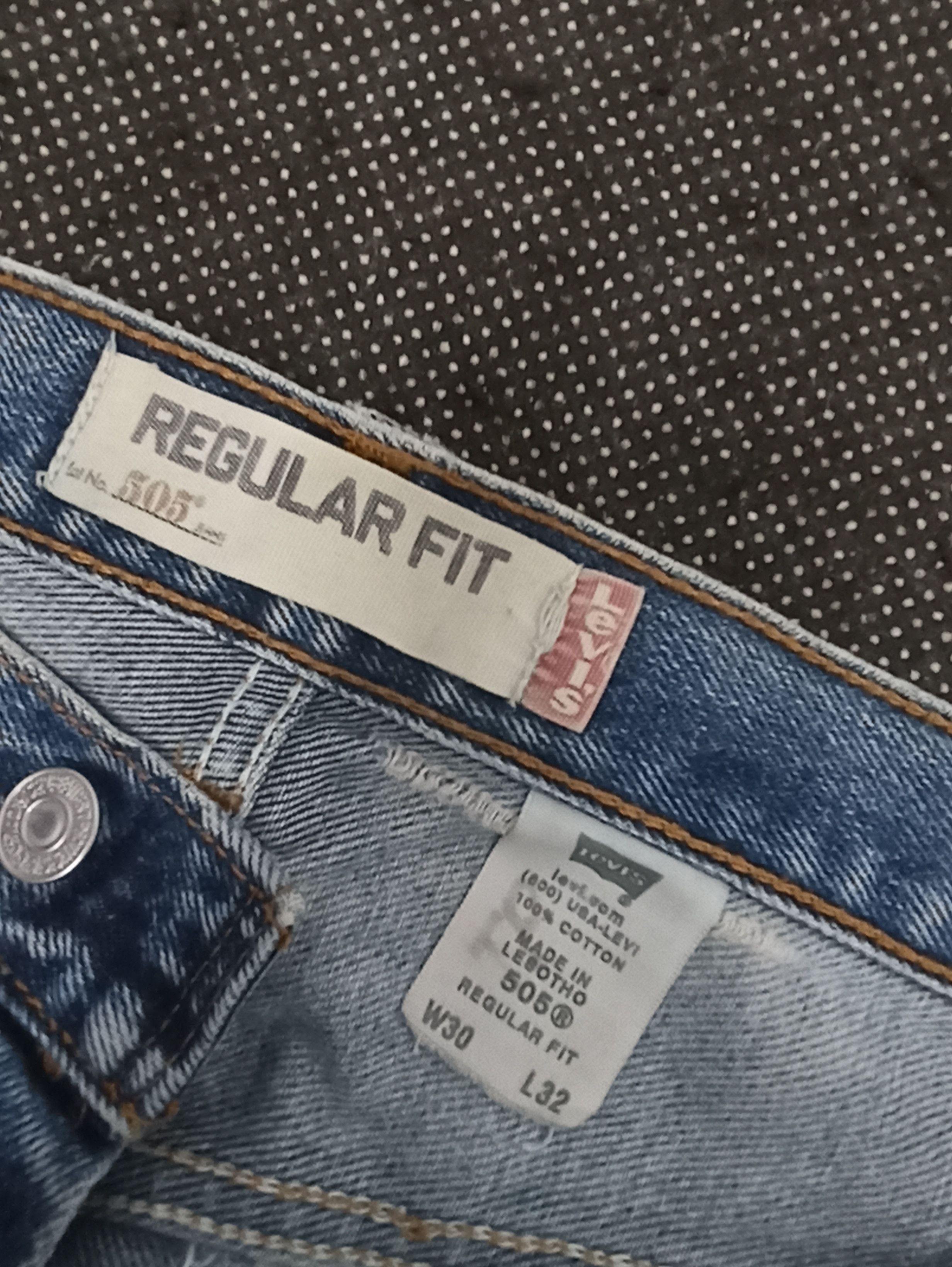 Jean × Levi's × Vintage VINTAGE LEVIS 505 DISTRESSED STONE WASH JEANS -J337 Size US 32 / EU 48 - 5 Thumbnail