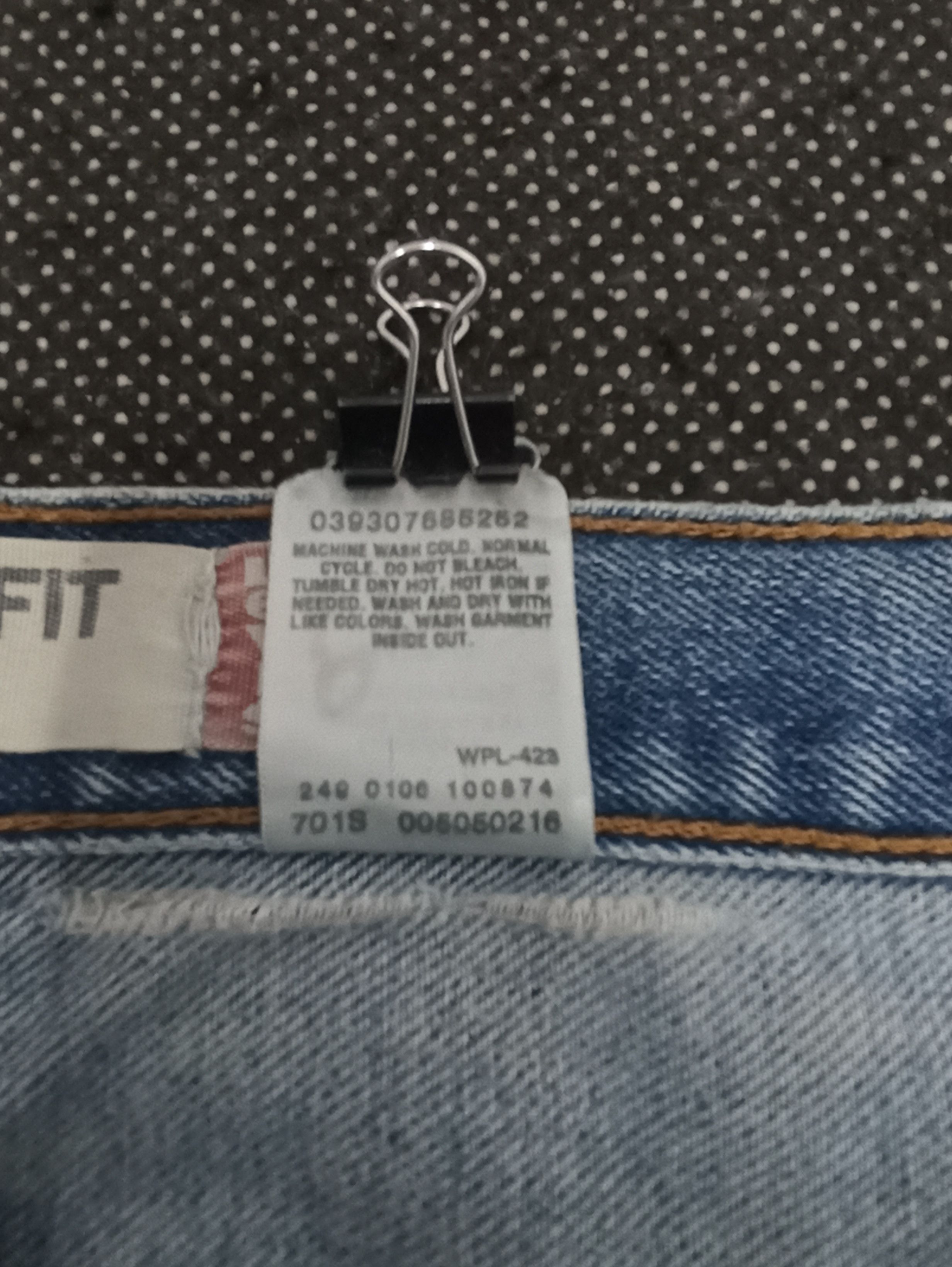 Jean × Levi's × Vintage VINTAGE LEVIS 505 DISTRESSED STONE WASH JEANS -J337 Size US 32 / EU 48 - 6 Thumbnail