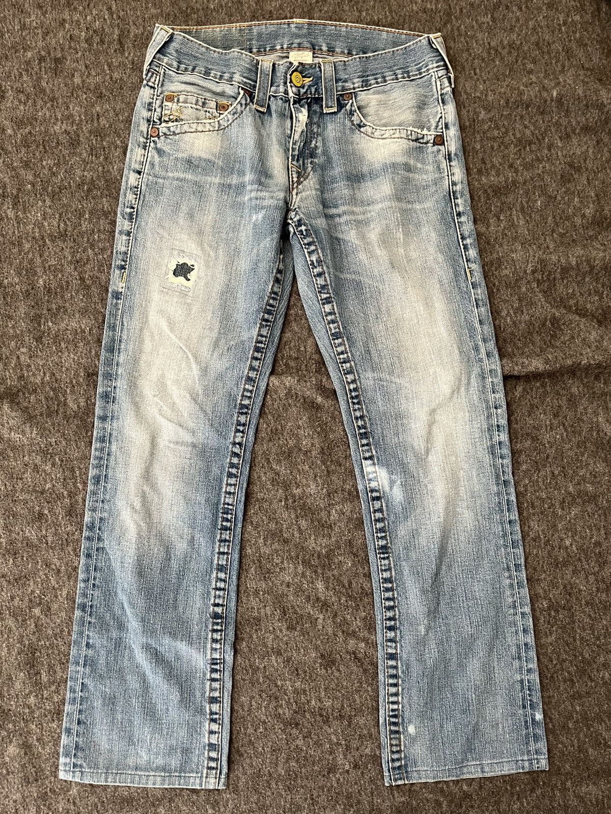 True Religion True Religion Stonewash Jeans Made in USA Size US 31 - 1 Thumbnail