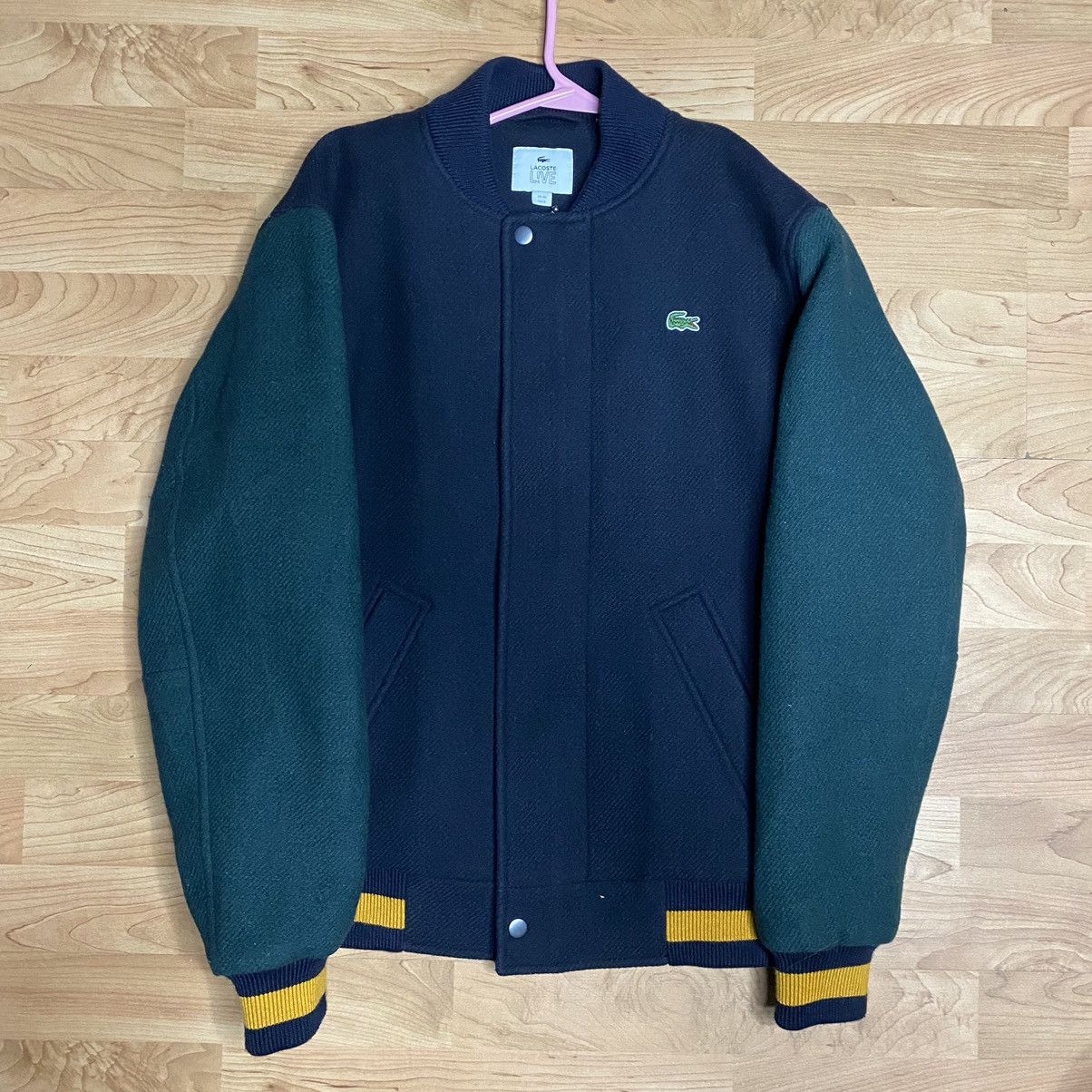 Lacoste × Rare Rare Lacoste bomber/varsity jacket | Grailed Lacoste × Rare Rare Lacoste bomber/varsity jacket | Grailed