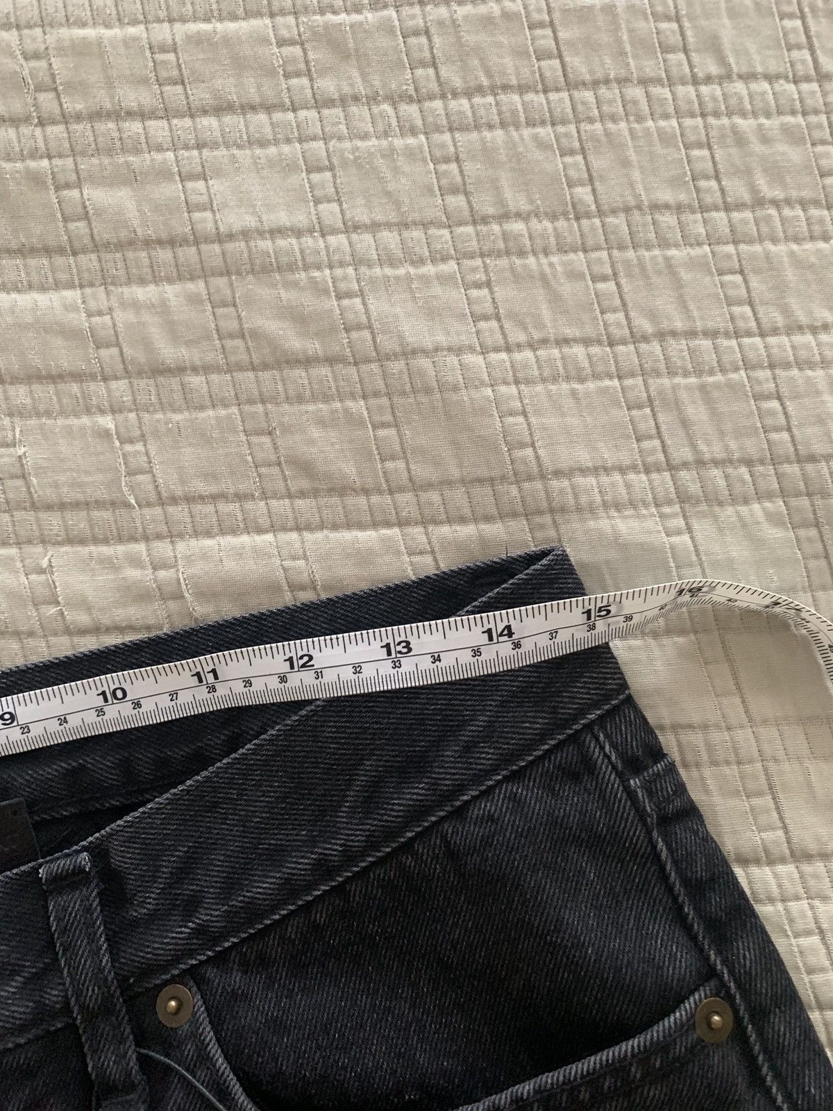 Saint Laurent Paris Denim in Washed Black Size US 28 / EU 44 - 16 Thumbnail