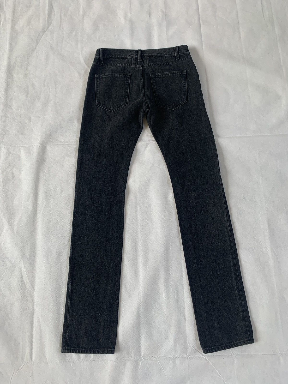 Saint Laurent Paris Denim in Washed Black Size US 28 / EU 44 - 12 Thumbnail