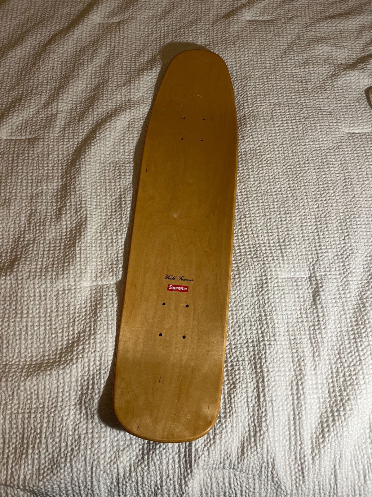 Supreme Power Corruption Lies Skateboard