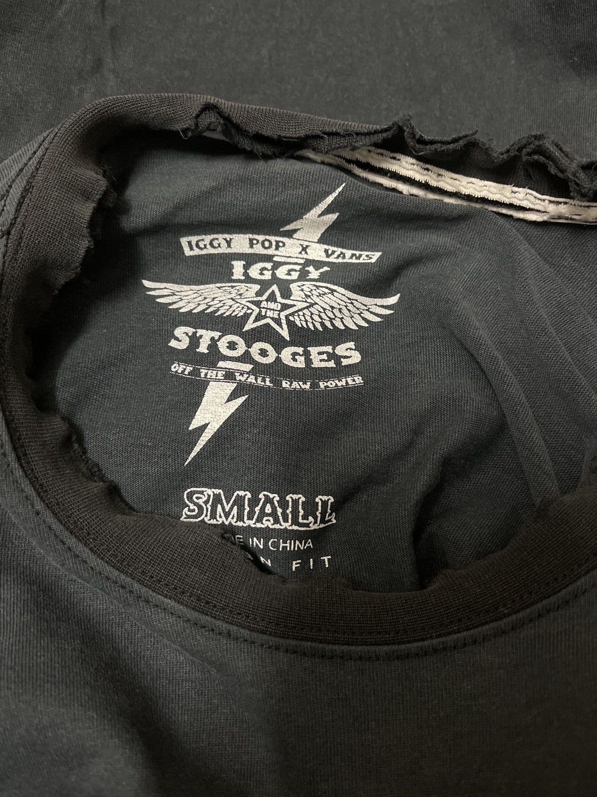 Band Tees BAND TEES STOOGES IGGY POP X VANS SPELLOUT VERY RARE Size US S / EU 44-46 / 1 - 6 Thumbnail