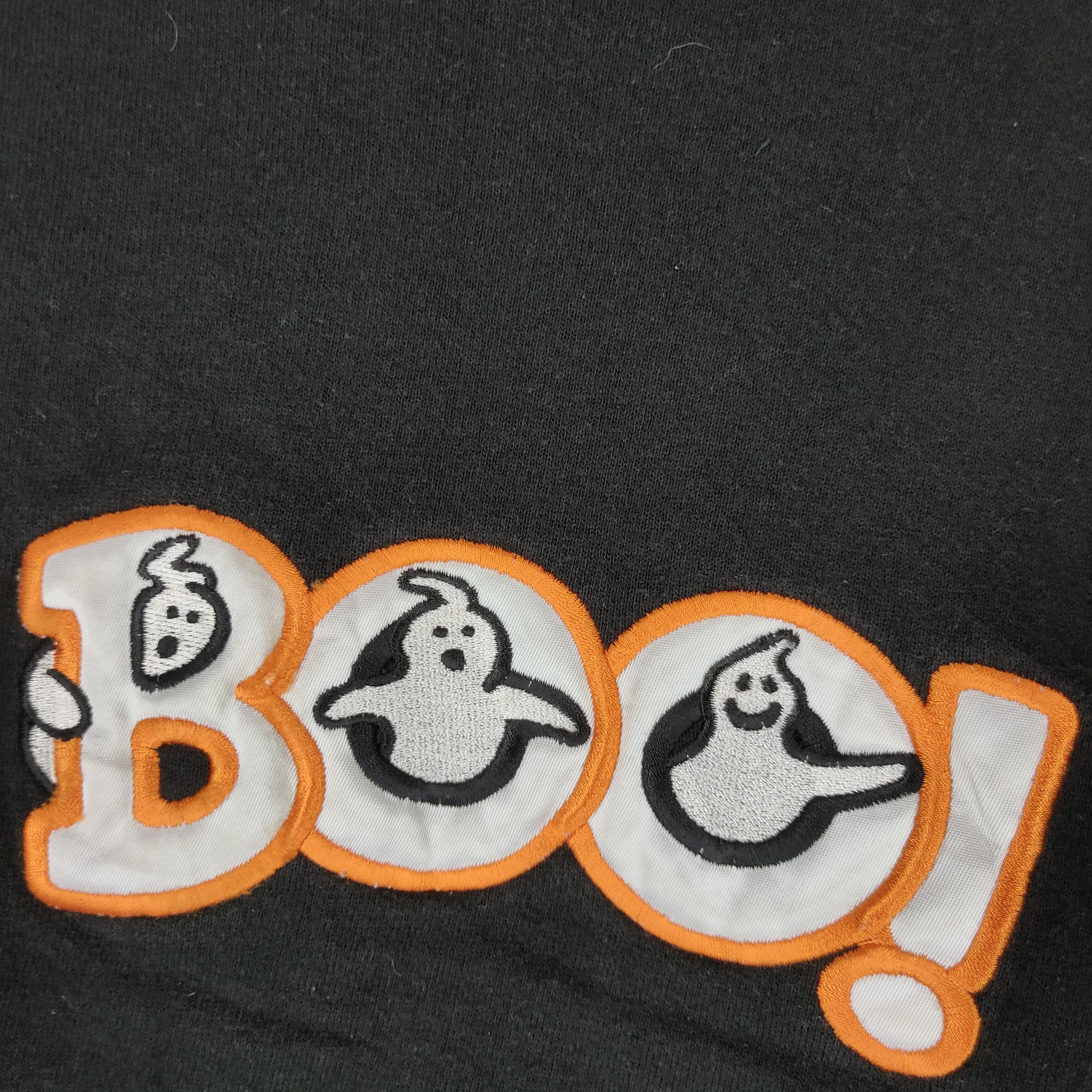 Vintage Vintage BOO GHOST CARTOON Embroidery Halloween Sweatshirt Size US M / EU 48-50 / 2 - 3 Thumbnail