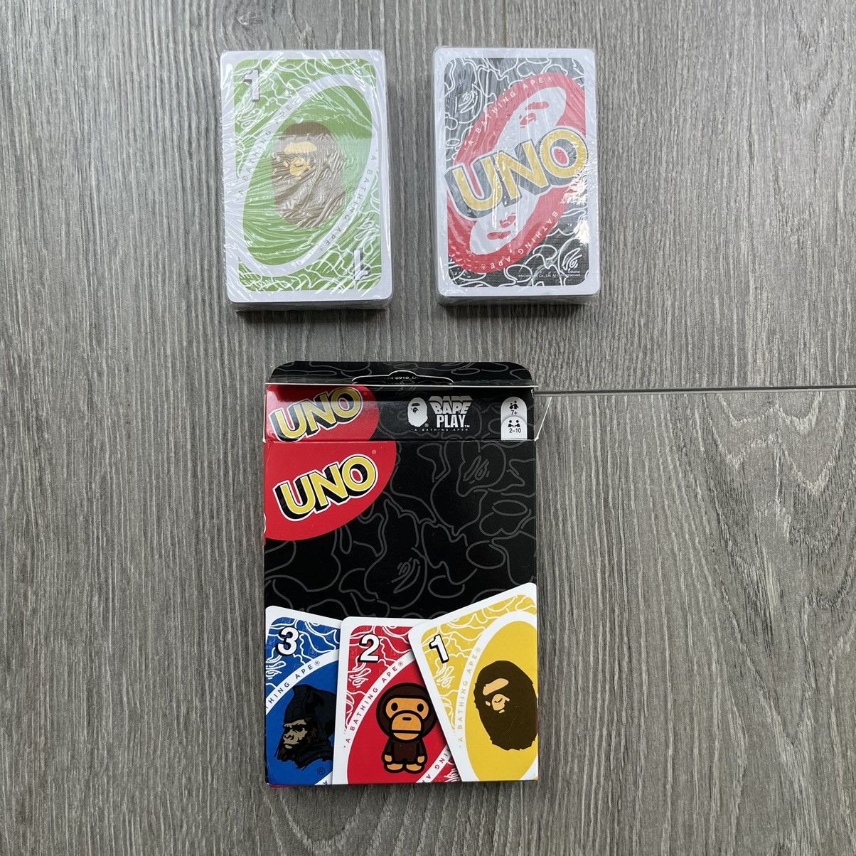 Bape x Uno cards