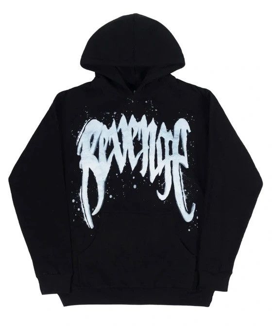 Revenge Revenge Snowfall Arch Logo Black Hoodie Size US M / EU 48-50 / 2 - 1 Thumbnail