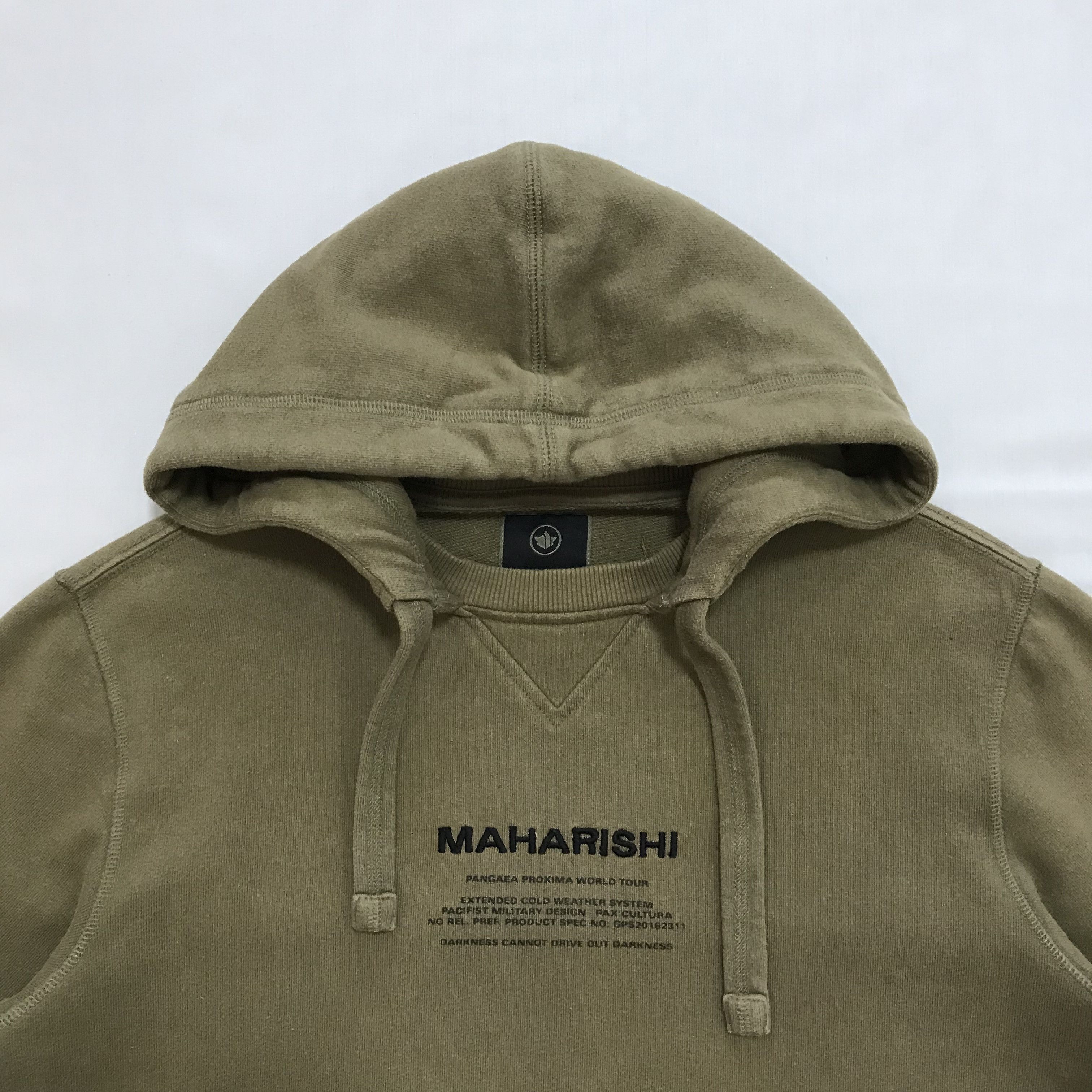 Maharishi MAHARISHI Military Hoodie Hoody Organic Box Logo Embroidery Size US S / EU 44-46 / 1 - 3 Thumbnail