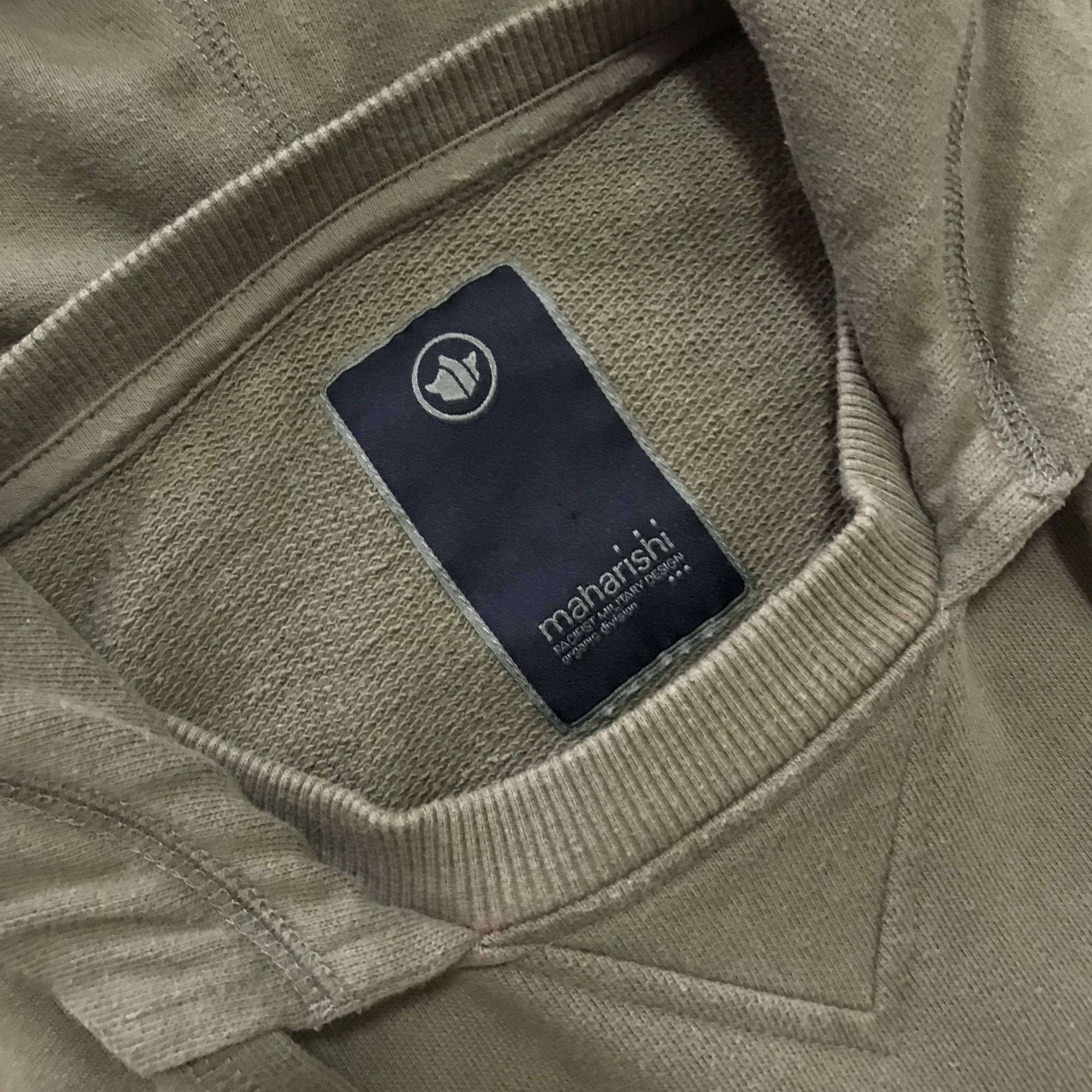 Maharishi MAHARISHI Military Hoodie Hoody Organic Box Logo Embroidery Size US S / EU 44-46 / 1 - 4 Thumbnail