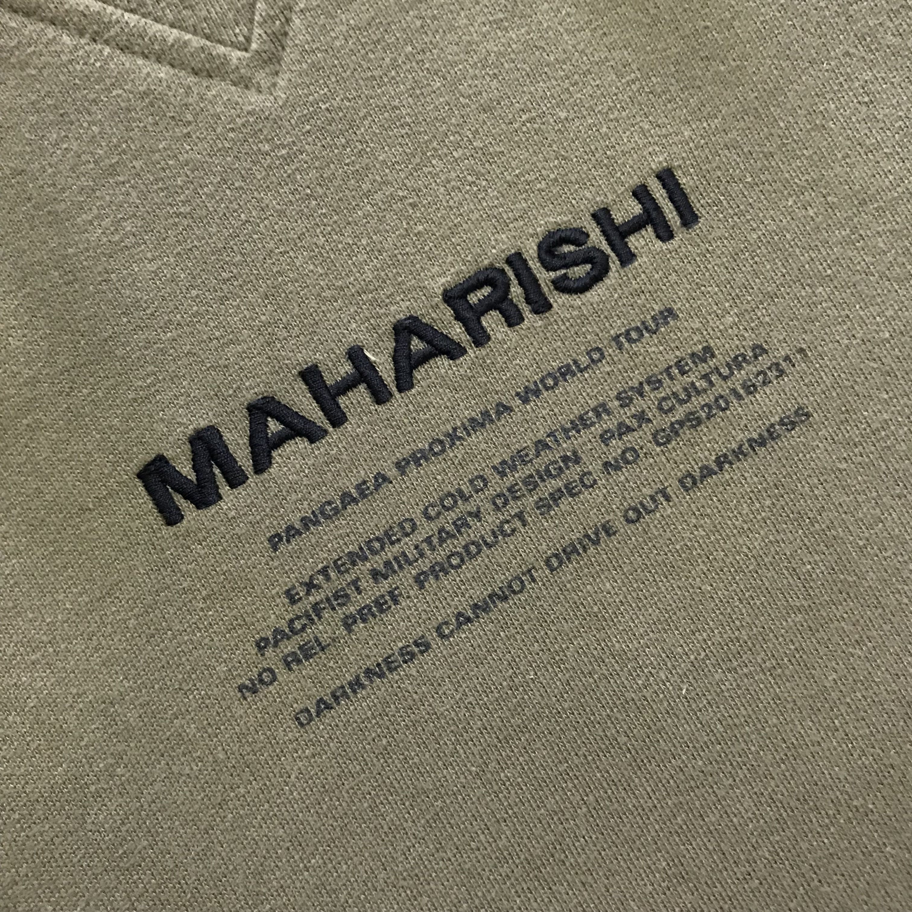 Maharishi MAHARISHI Military Hoodie Hoody Organic Box Logo Embroidery Size US S / EU 44-46 / 1 - 5 Thumbnail