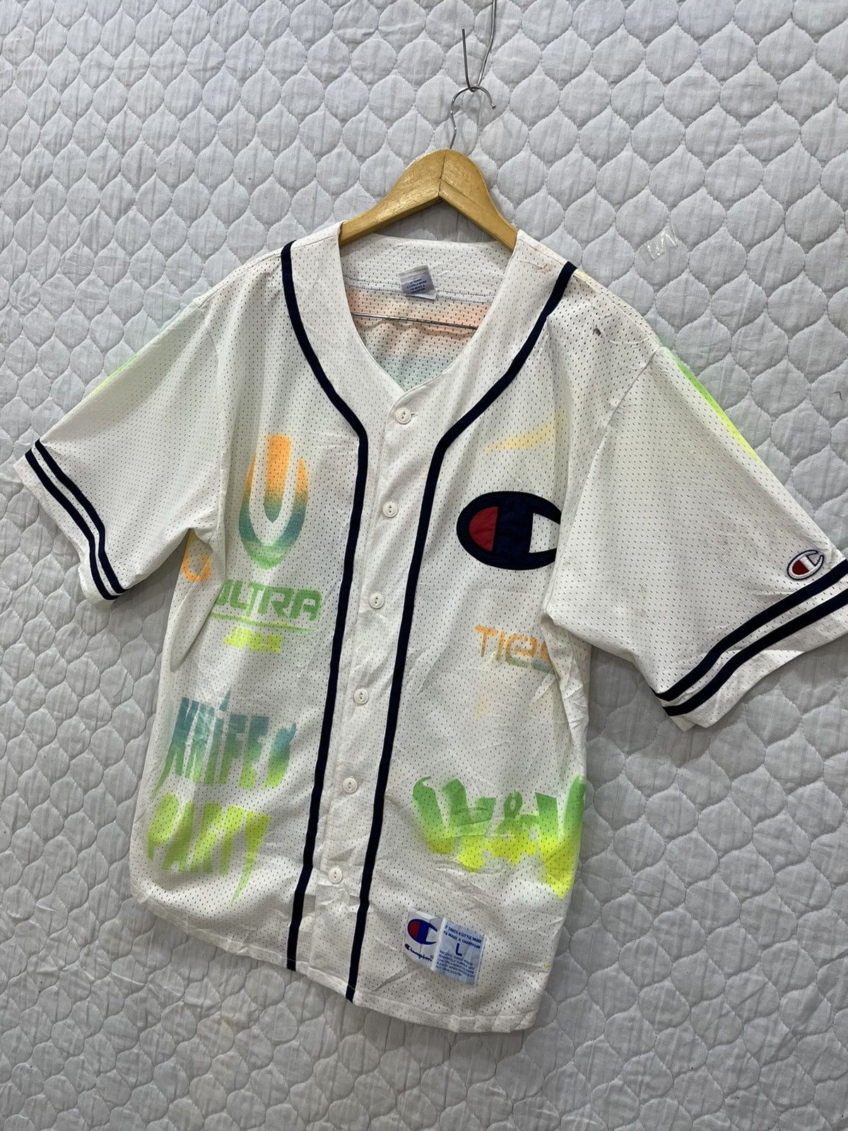 Champion (Ff). CHAMPION BASEBALL JERSEY Size US L / EU 52-54 / 3 - 3 Thumbnail