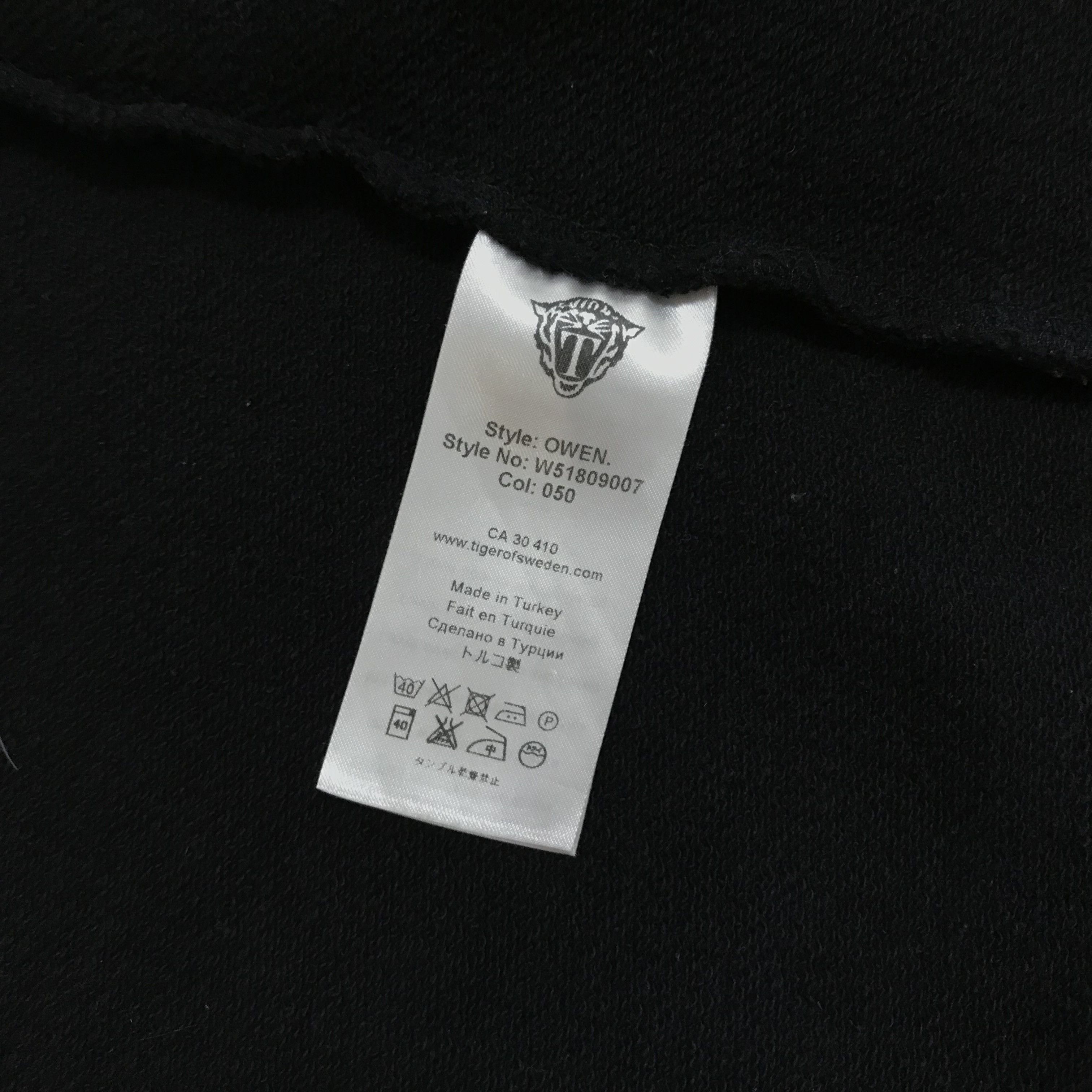 Tiger of Sweden TIGER OF SWEDEN Owen Hoodie Full Zip Designer Hoody Men Size US L / EU 52-54 / 3 - 8 Thumbnail