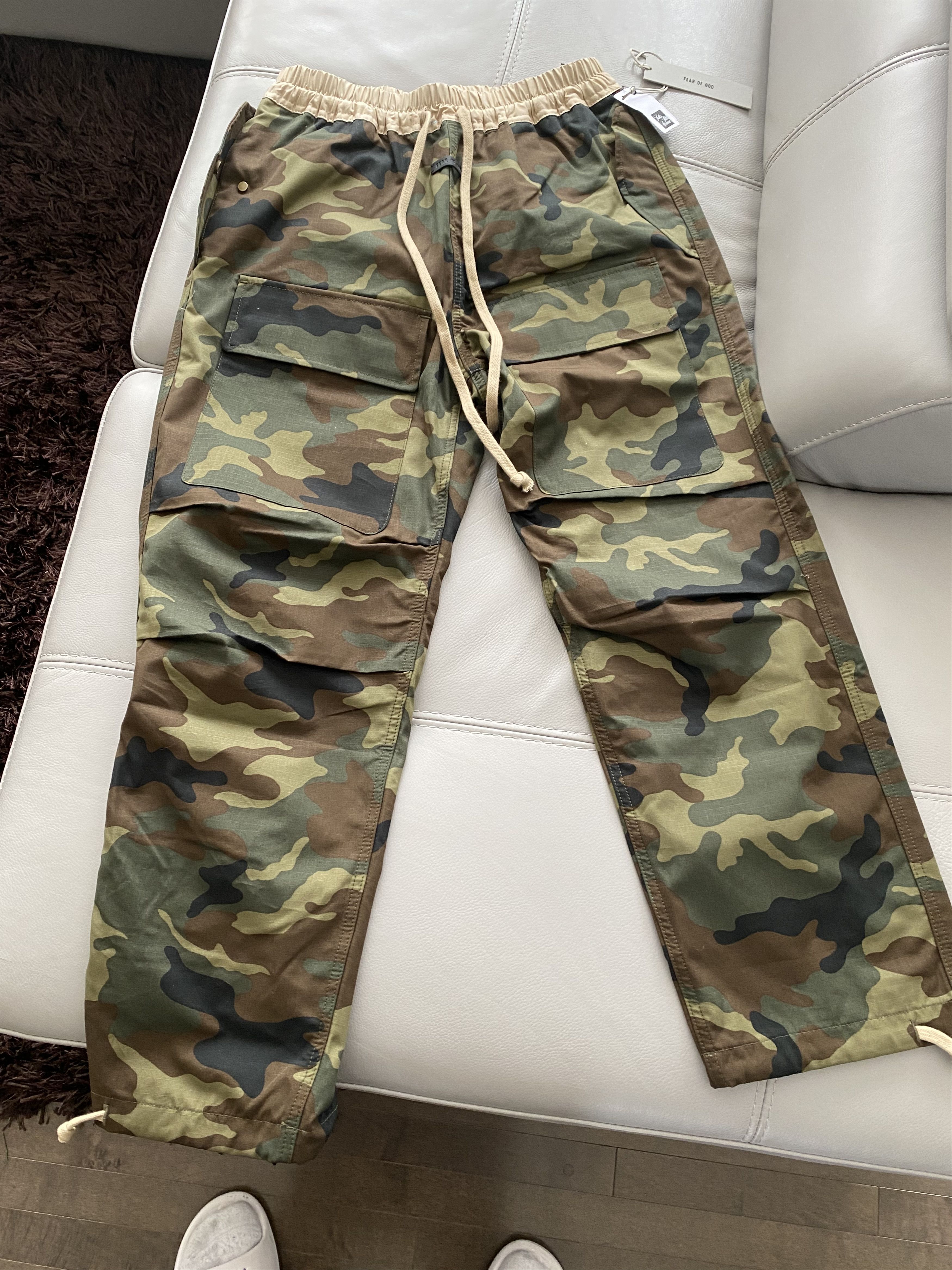 Fear of God Camo Cargo Pants 7th Collection | Grailed