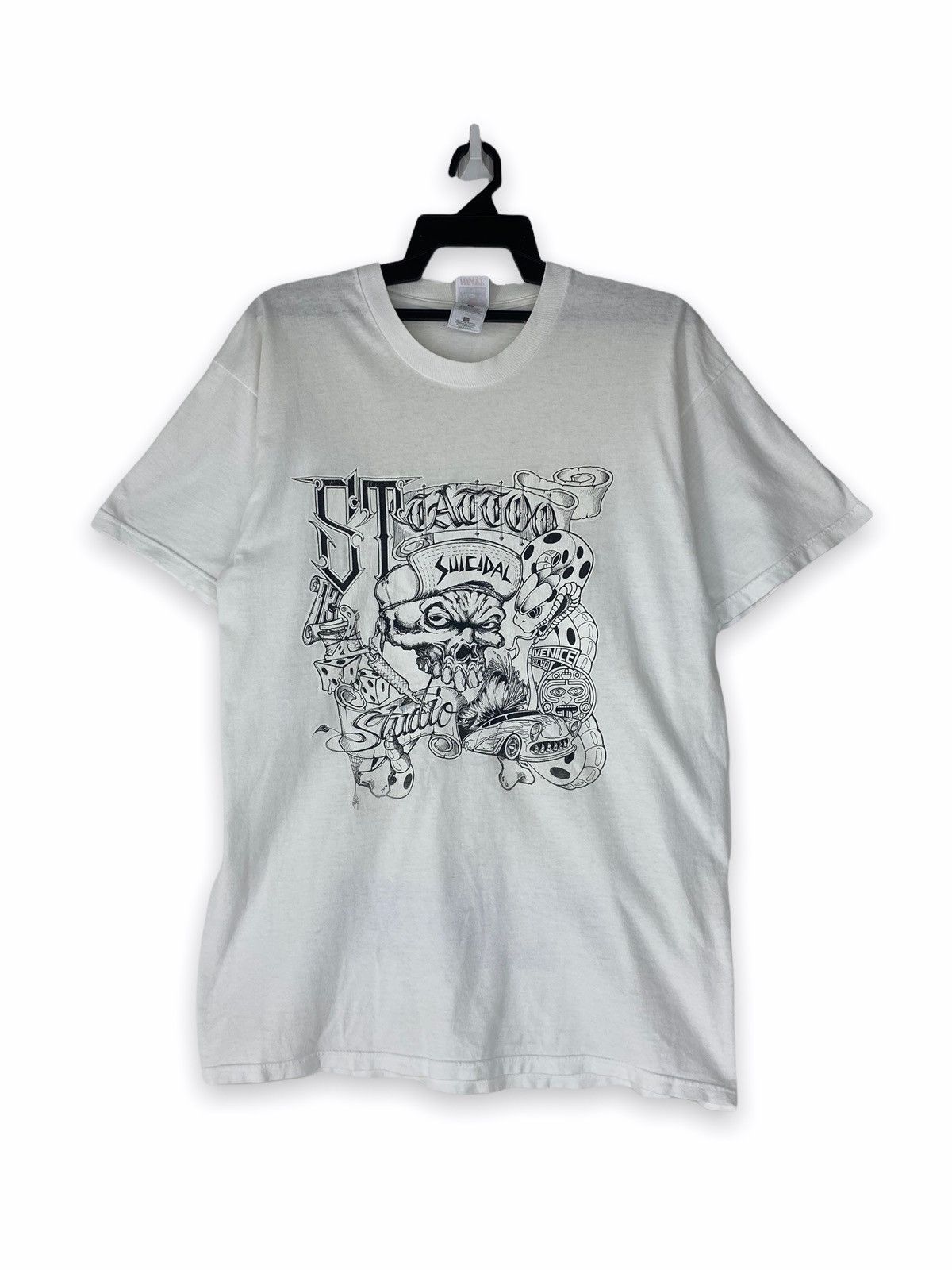 Band Tees × Vintage Vintage rare Suicidal Tendencies thrash hardcore band Size US L / EU 52-54 / 3 - 1 Thumbnail