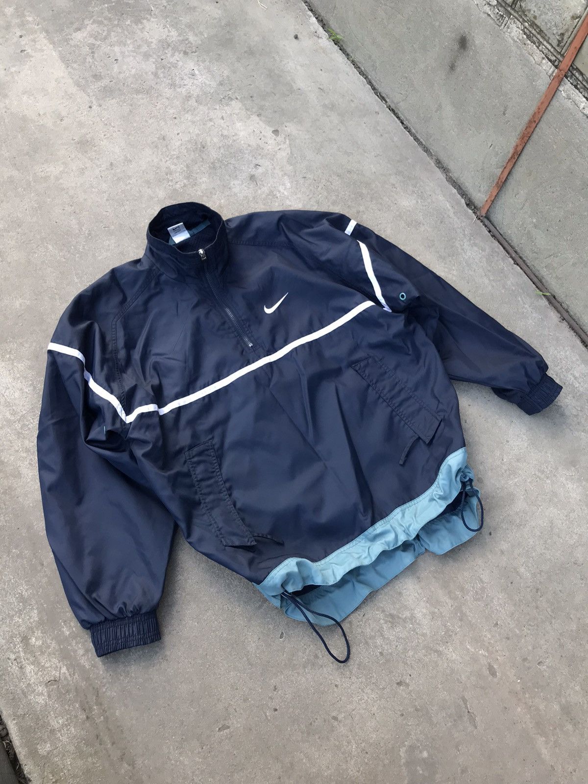 Nike Nike 90s Nylon Jacket Anorak windbreaker Size US L / EU 52-54 / 3 - 6 Thumbnail