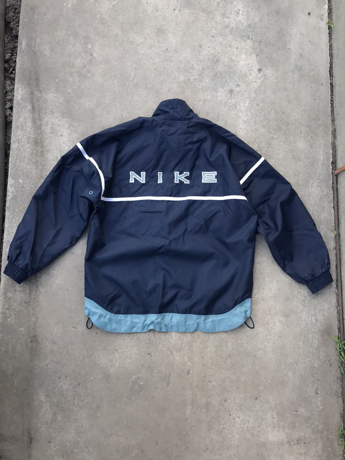 Nike Nike 90s Nylon Jacket Anorak windbreaker Size US L / EU 52-54 / 3 - 7 Thumbnail