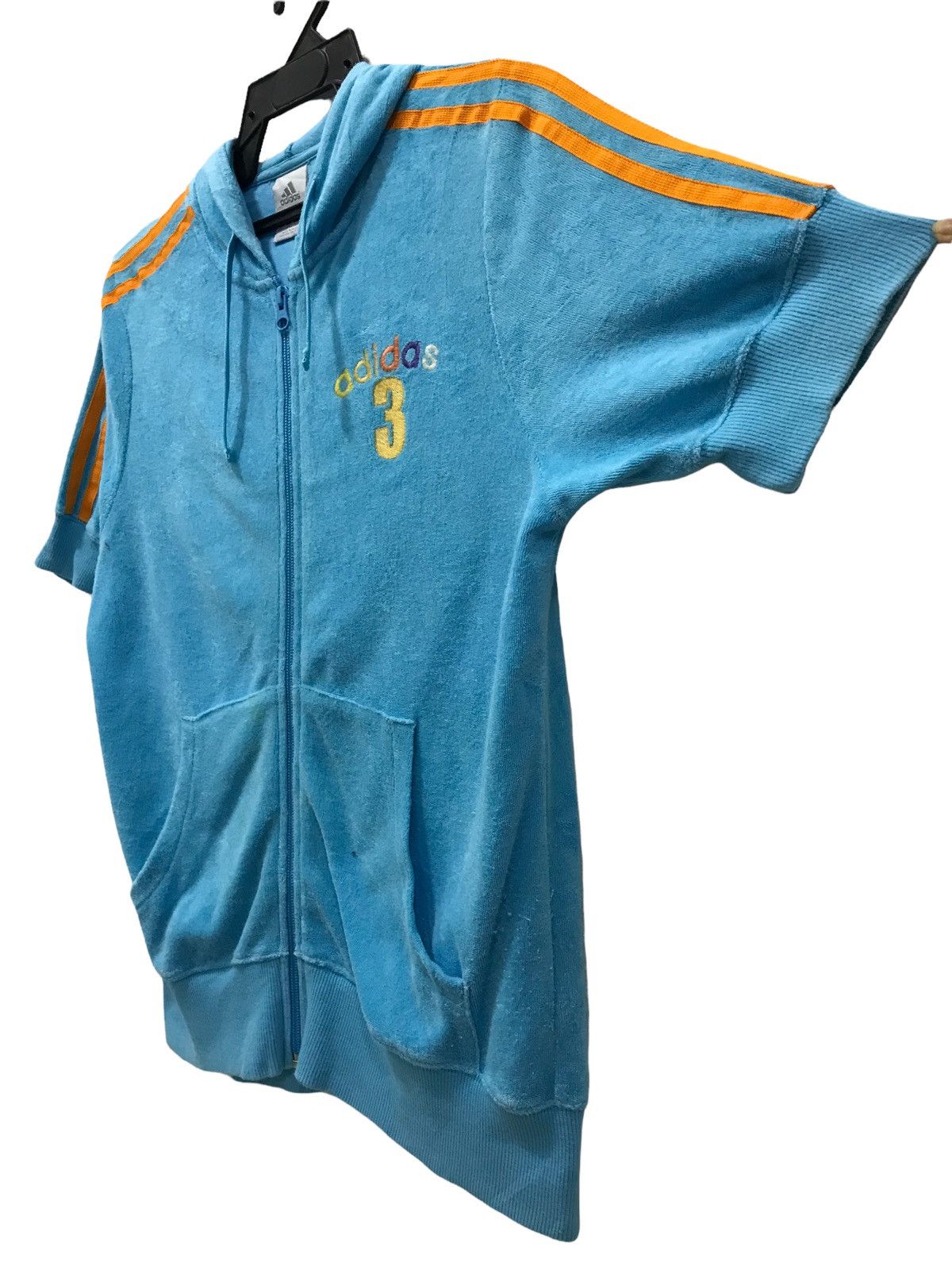 ADIDAS SHORT SLEEVE JACKET HOODIE