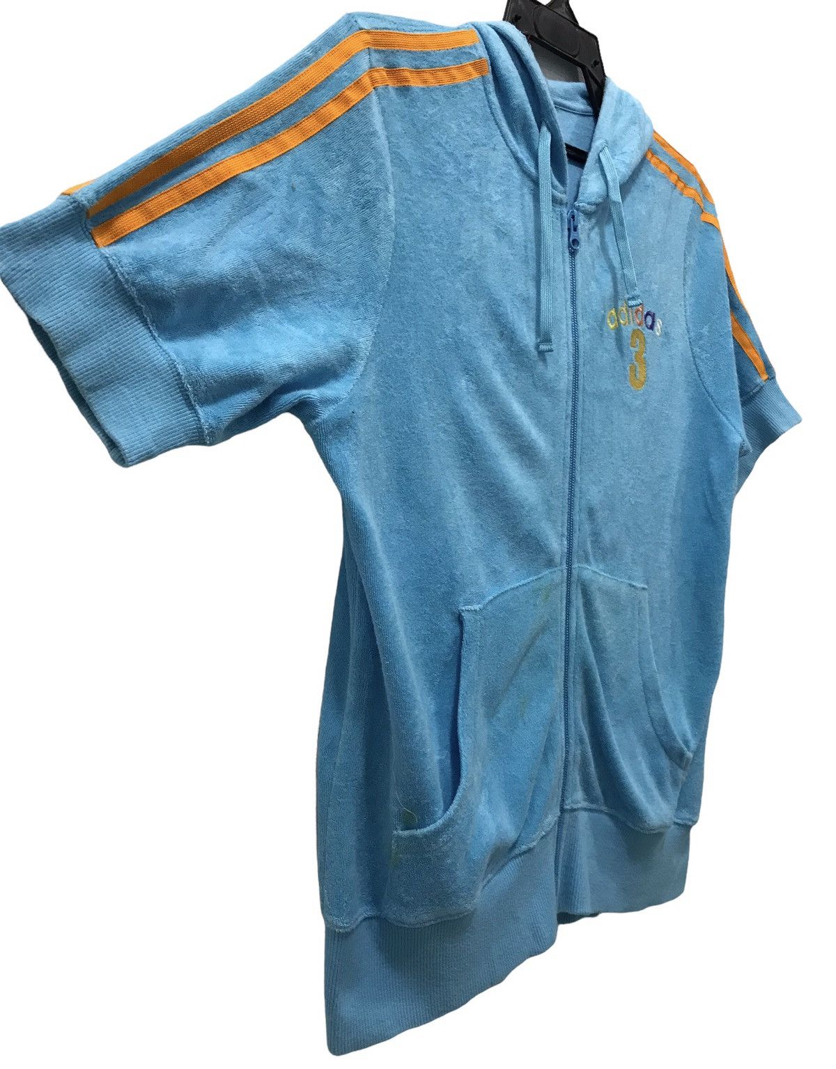 ADIDAS SHORT SLEEVE JACKET HOODIE
