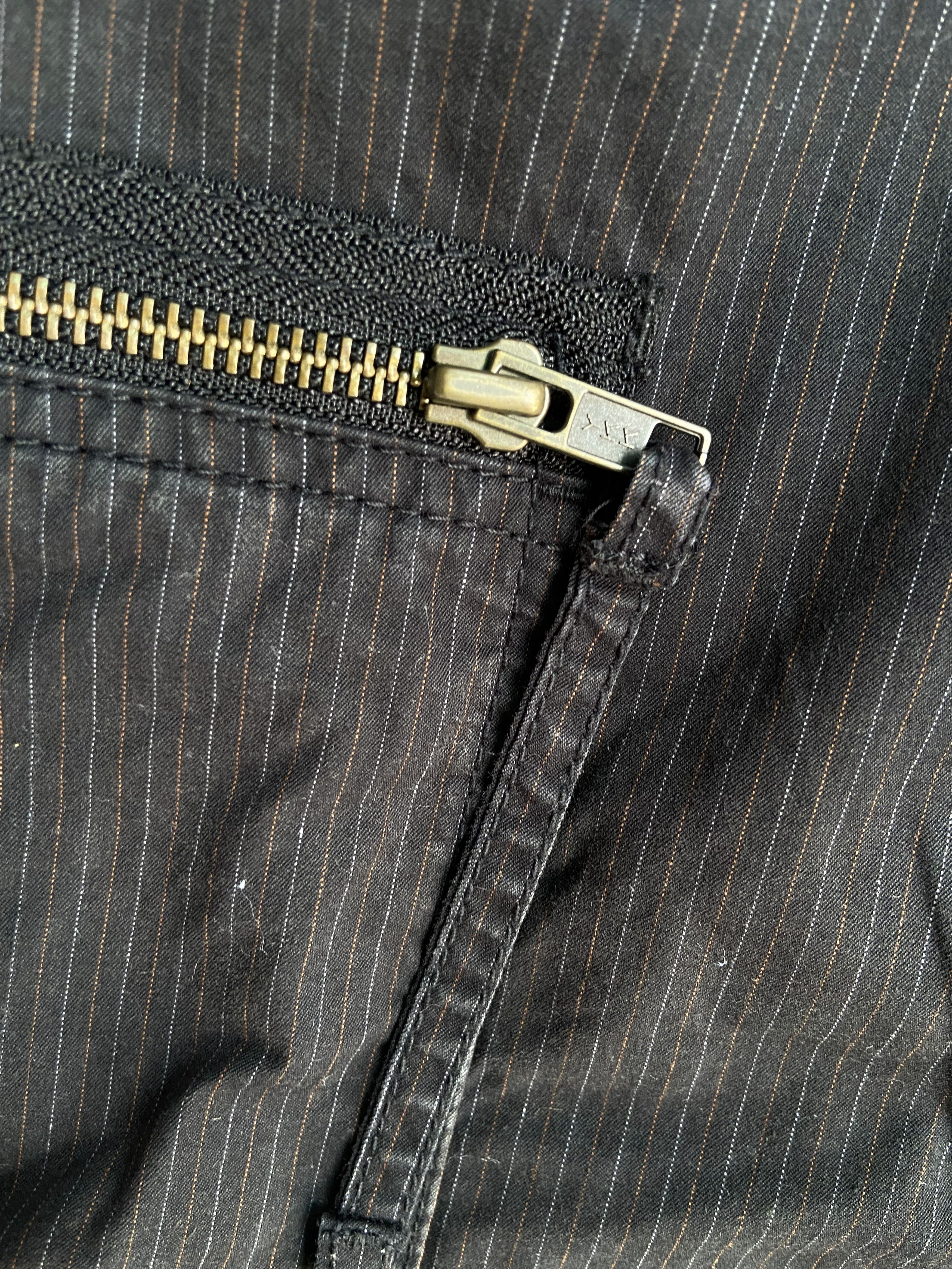 Japanese Brand PPFM black pinstripe vintage Cargo Pants Size S Size US 31 - 13 Thumbnail