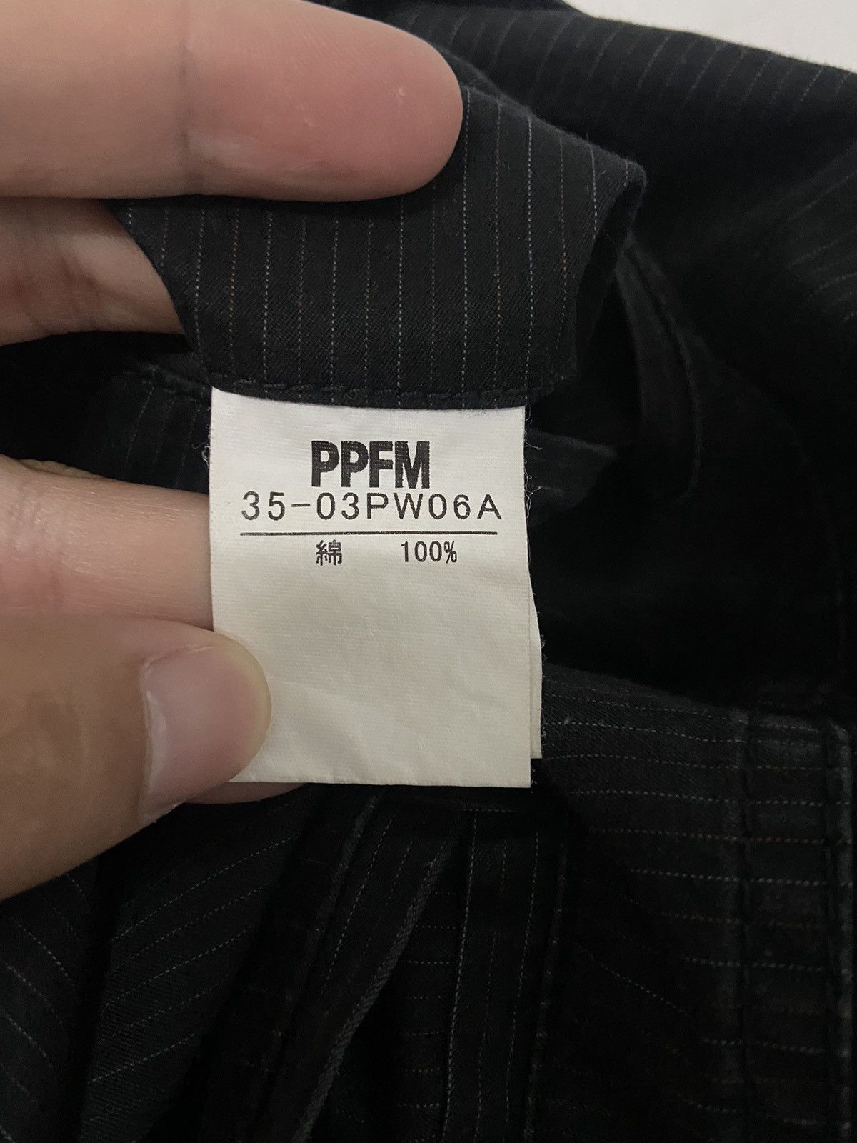 Japanese Brand PPFM black pinstripe vintage Cargo Pants Size S Size US 31 - 11 Thumbnail