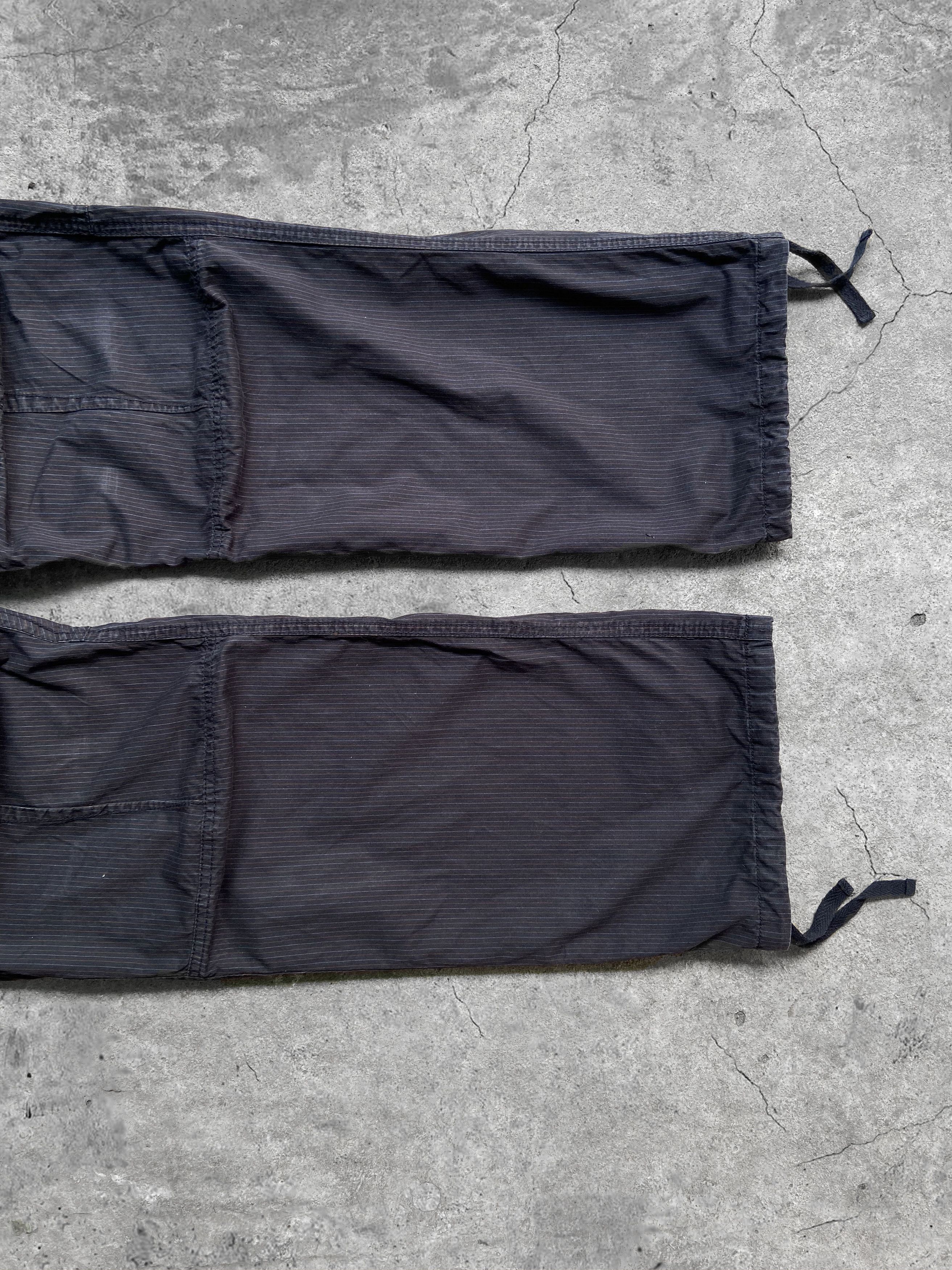 Japanese Brand PPFM black pinstripe vintage Cargo Pants Size S Size US 31 - 10 Thumbnail