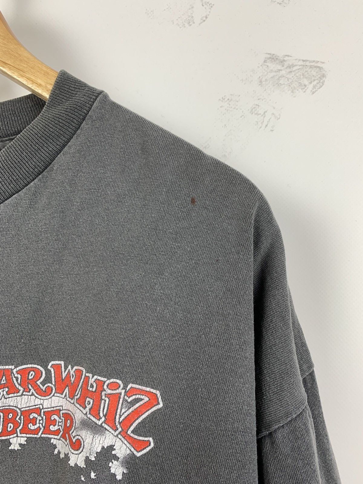 Vintage 1998 Vintage Bear Whiz Beer Motor Psycho Single Stitch Shirt Size US XL / EU 56 / 4 - 20 Thumbnail