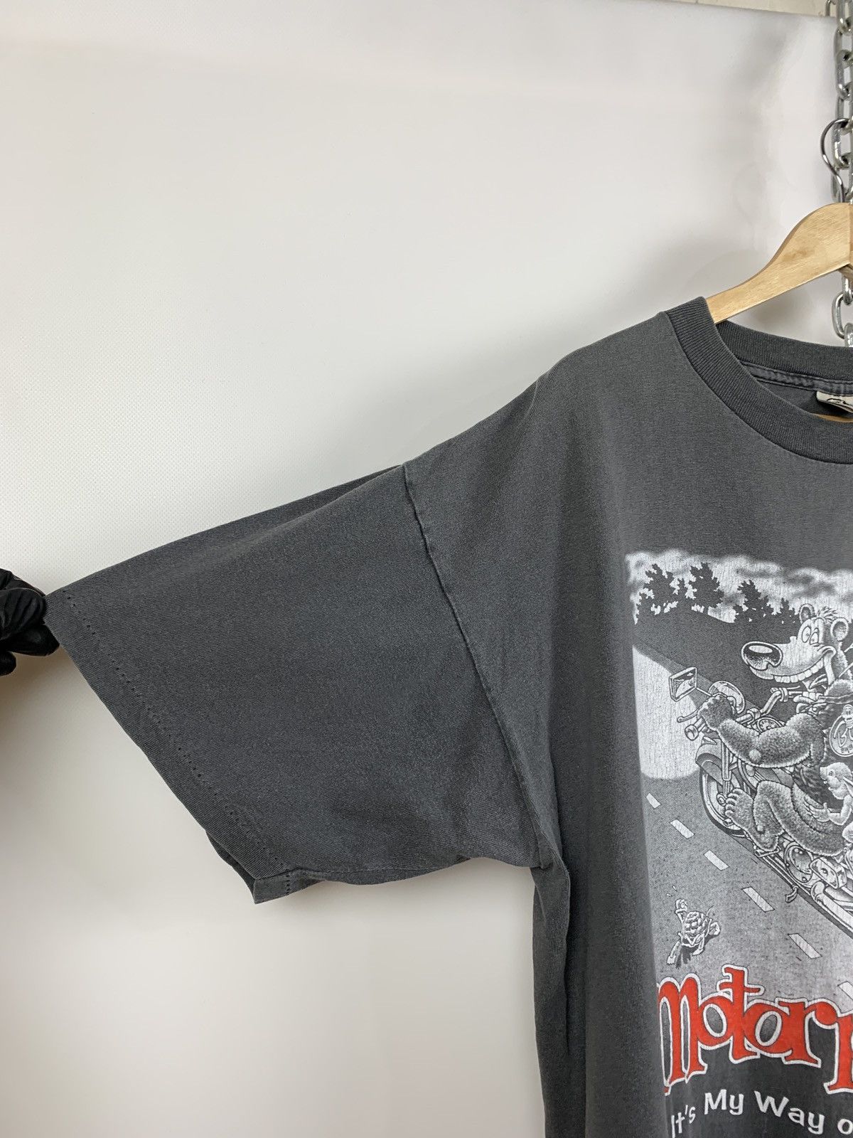 Vintage 1998 Vintage Bear Whiz Beer Motor Psycho Single Stitch Shirt Size US XL / EU 56 / 4 - 17 Thumbnail