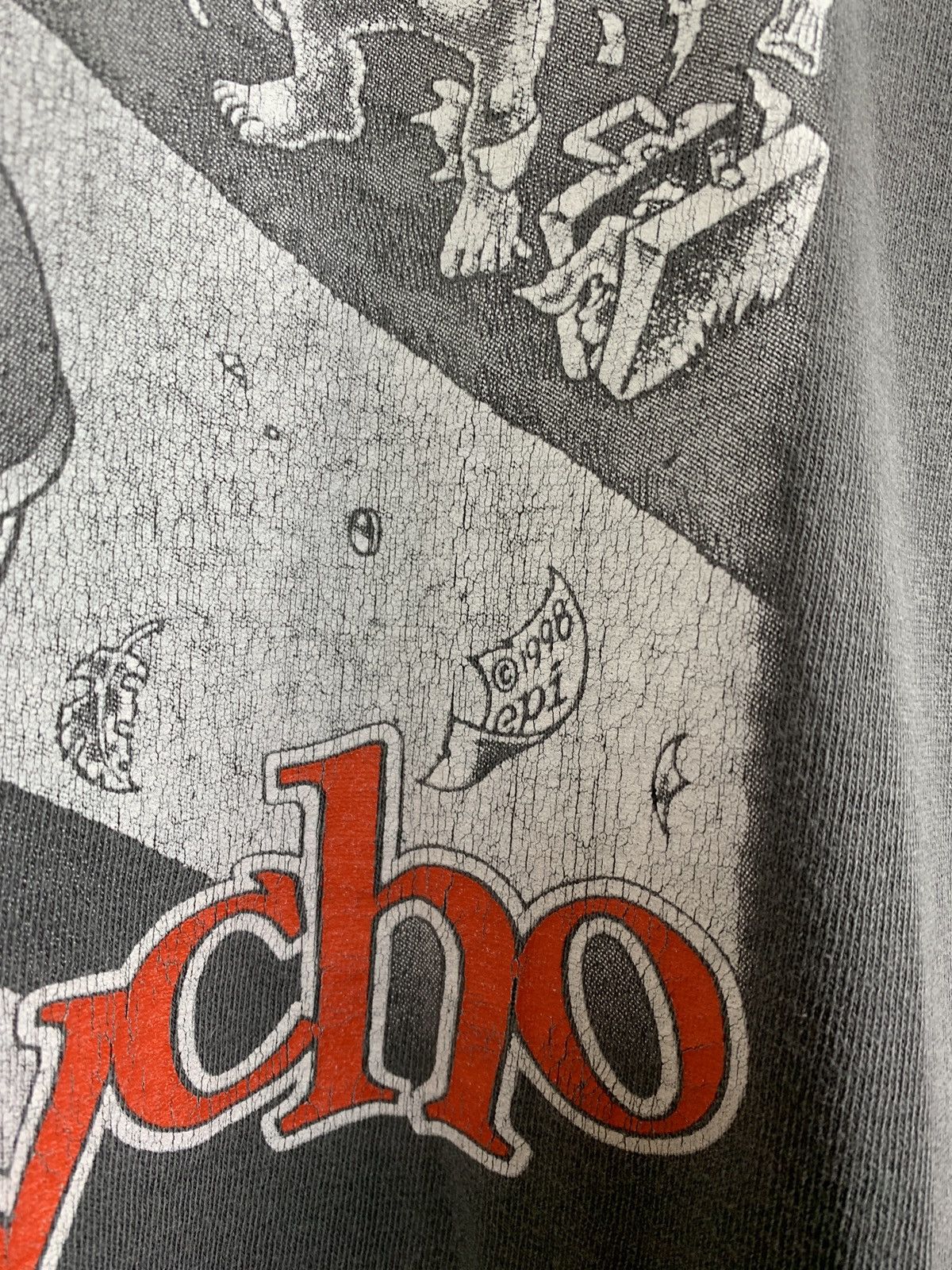 Vintage 1998 Vintage Bear Whiz Beer Motor Psycho Single Stitch Shirt Size US XL / EU 56 / 4 - 13 Thumbnail