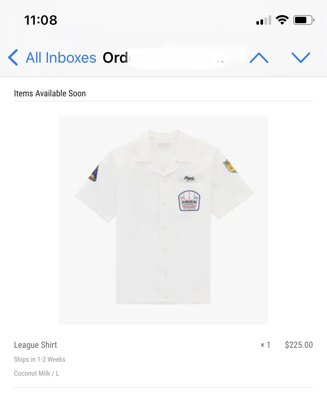 Aime Leon Dore Aime Leon Dore League Shirt Coconut Milk Large | Grailed