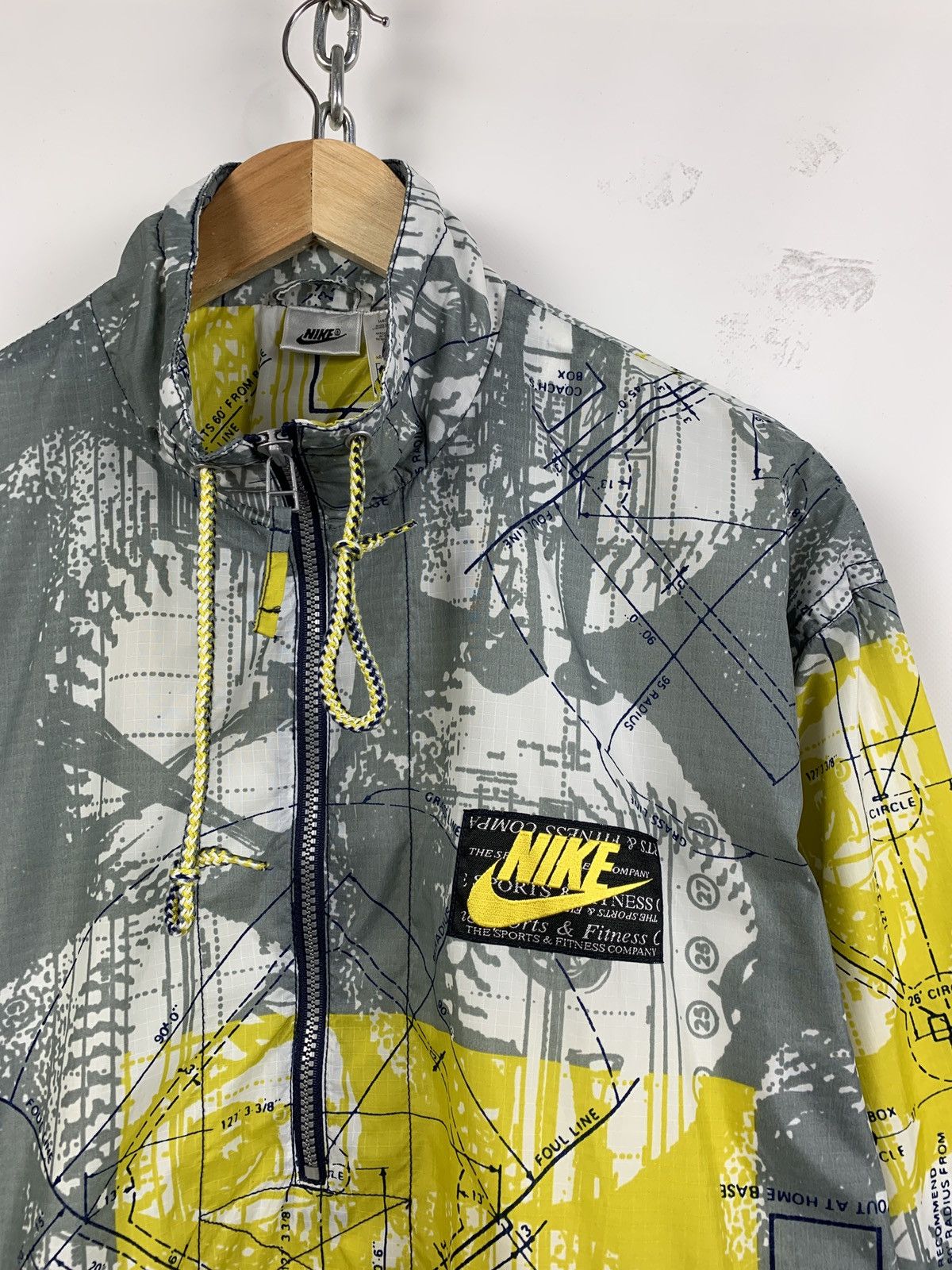 Nike 90s Vintage Nike Sport&Fitness All Over Print Anorak Jacket Size US M / EU 48-50 / 2 - 5 Thumbnail