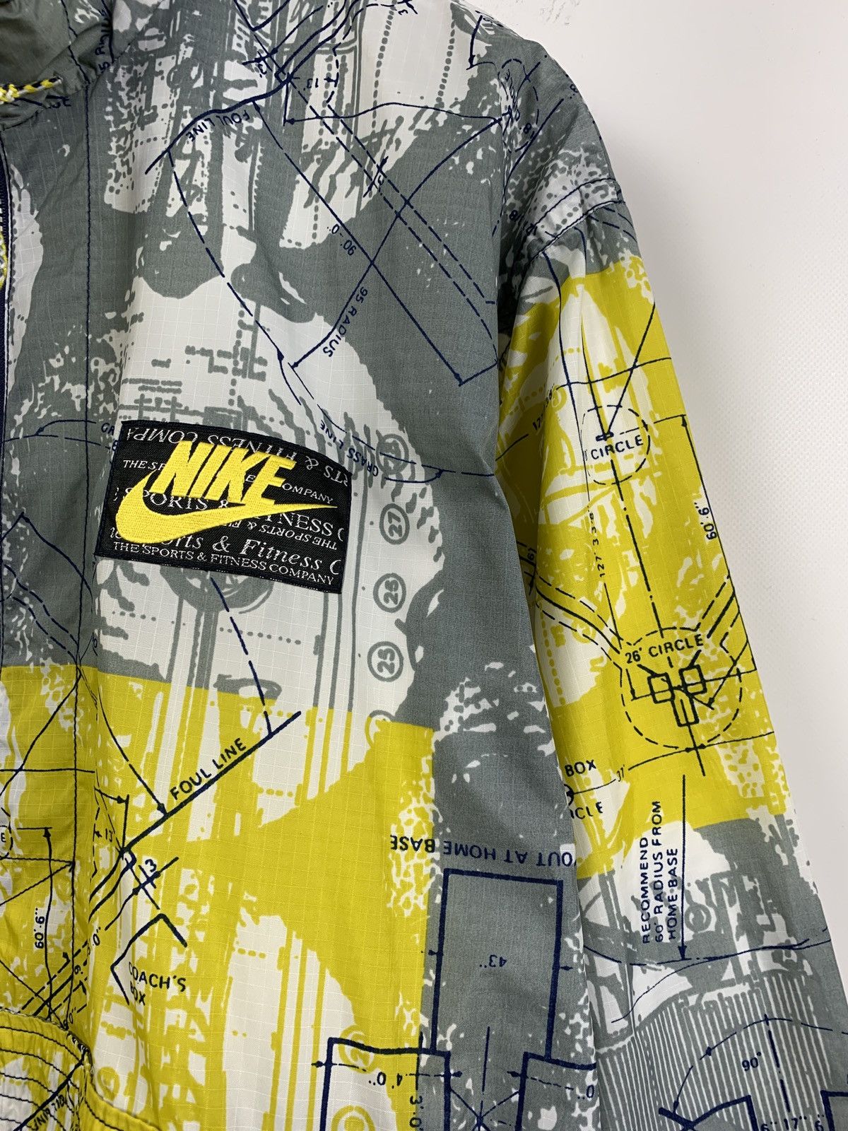 Nike 90s Vintage Nike Sport&Fitness All Over Print Anorak Jacket Size US M / EU 48-50 / 2 - 10 Thumbnail