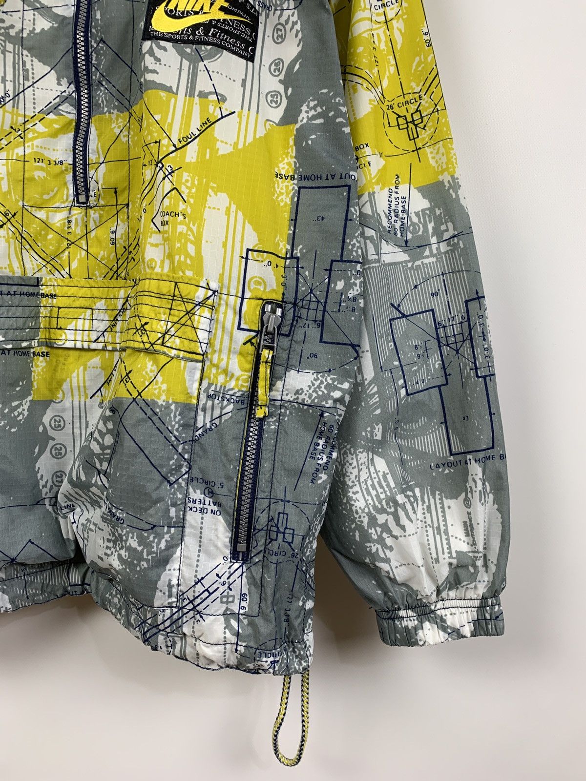 Nike 90s Vintage Nike Sport&Fitness All Over Print Anorak Jacket Size US M / EU 48-50 / 2 - 8 Thumbnail