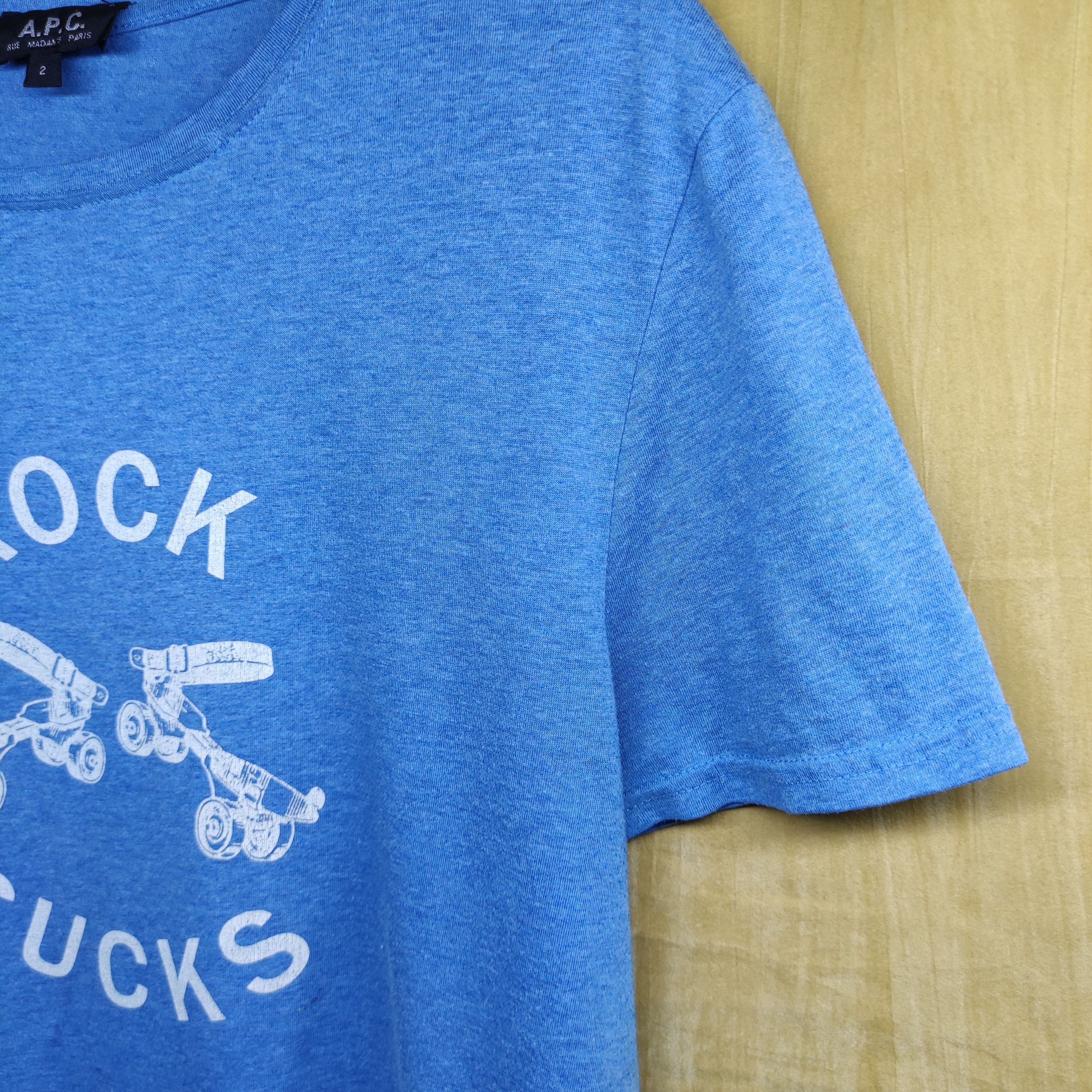 A.P.C. A.P.C ROCK SUCKS T-shirt Size US M / EU 48-50 / 2 - 5 Thumbnail