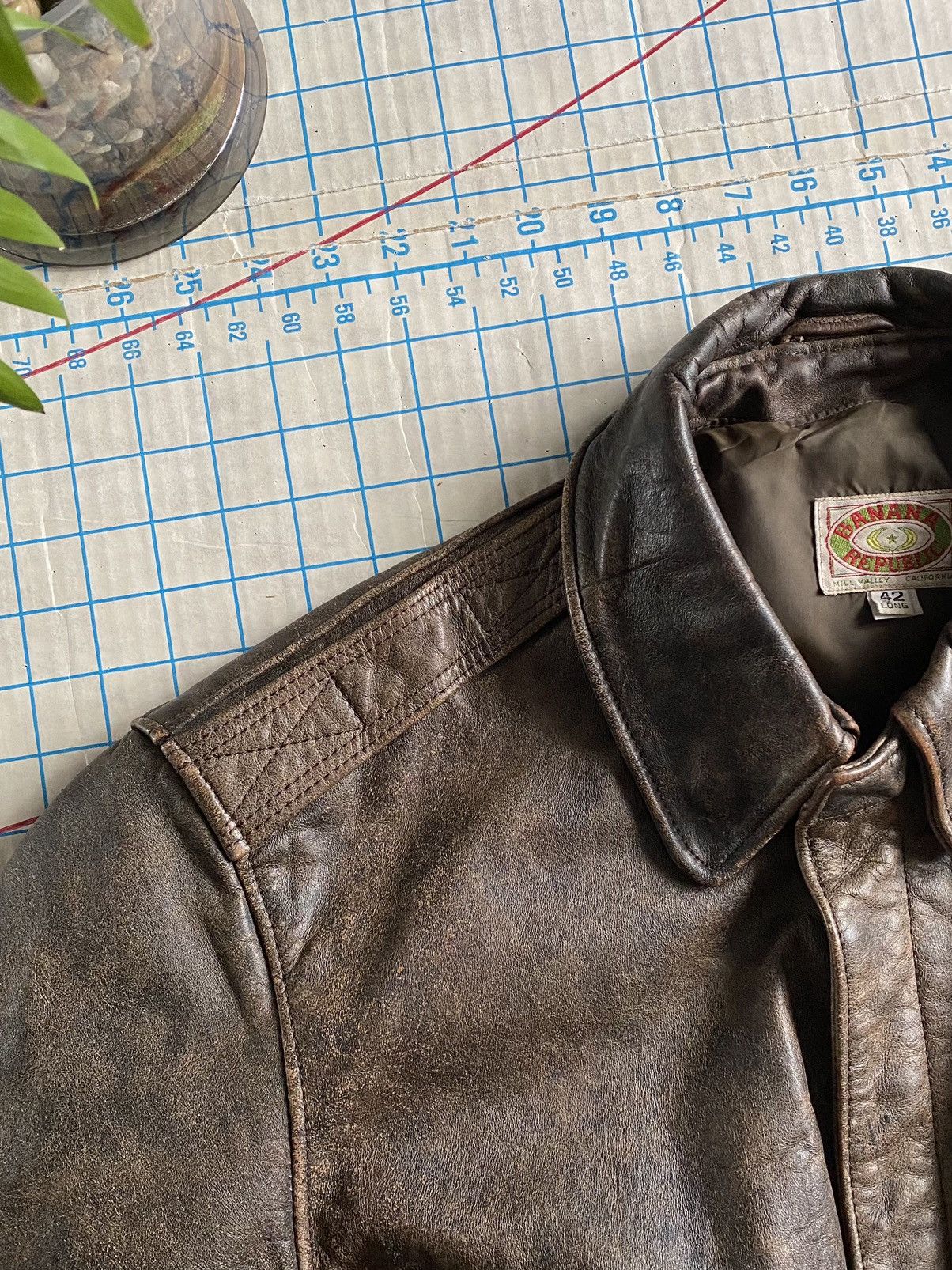 Banana Republic Vintage Banana Republic A 2 Leather Bomber Jacket 80 90 s Grailed
