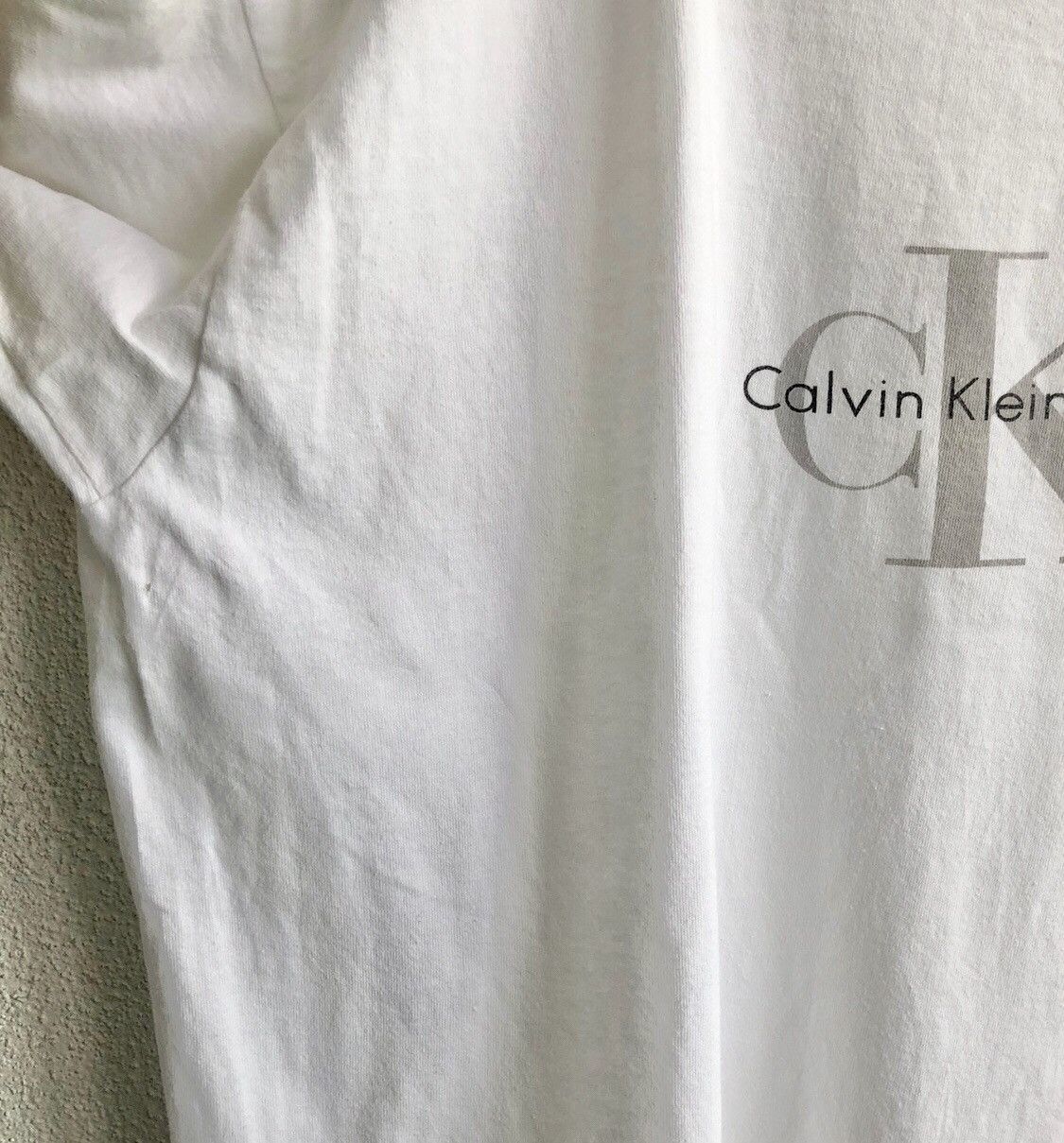 Calvin Klein VINTAGE 90’S CALVIN KLEIN CK JEANS SPELL OUT TEE Size US XL / EU 56 / 4 - 7 Thumbnail