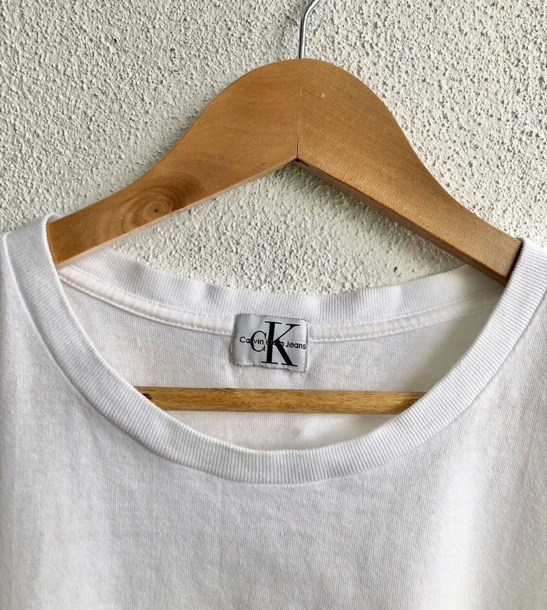 Calvin Klein VINTAGE 90’S CALVIN KLEIN CK JEANS SPELL OUT TEE Size US XL / EU 56 / 4 - 3 Thumbnail
