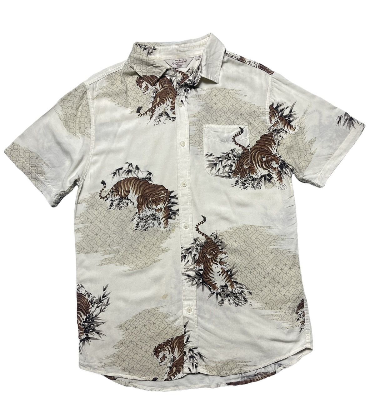 Tiger Motive Hawaiian Aloha Shirts