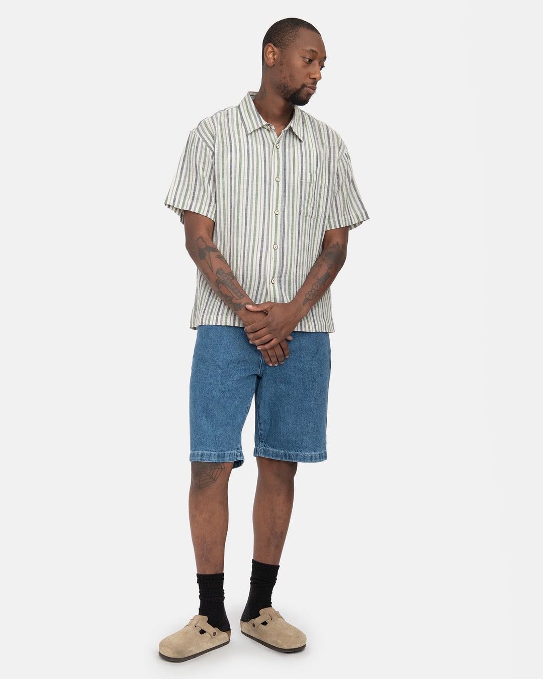 トップス STUSSY WRINKLY COTTON GAUZE SHIRT Stussy Stussy Wrinkly Cotton Gauze Shirt | Grailed