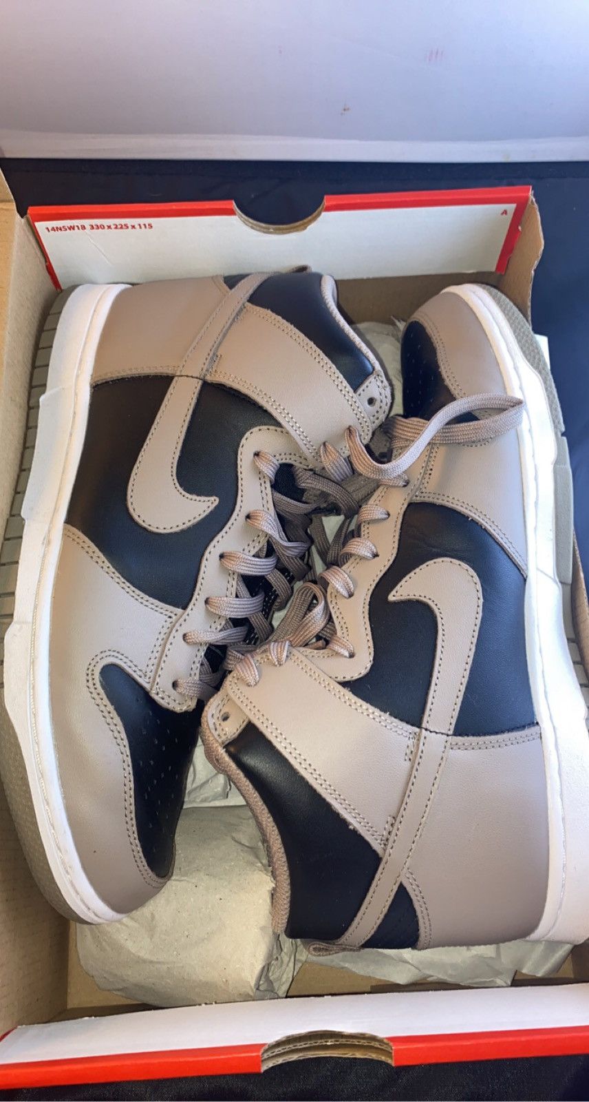 image of Nike Moon Fossil Dunk High (11W/9.5M) Shoes in Brown, Men's
