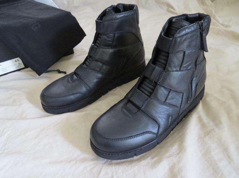 Helmut Lang Commando High Top Sneaker Bondage Boots Italy 44