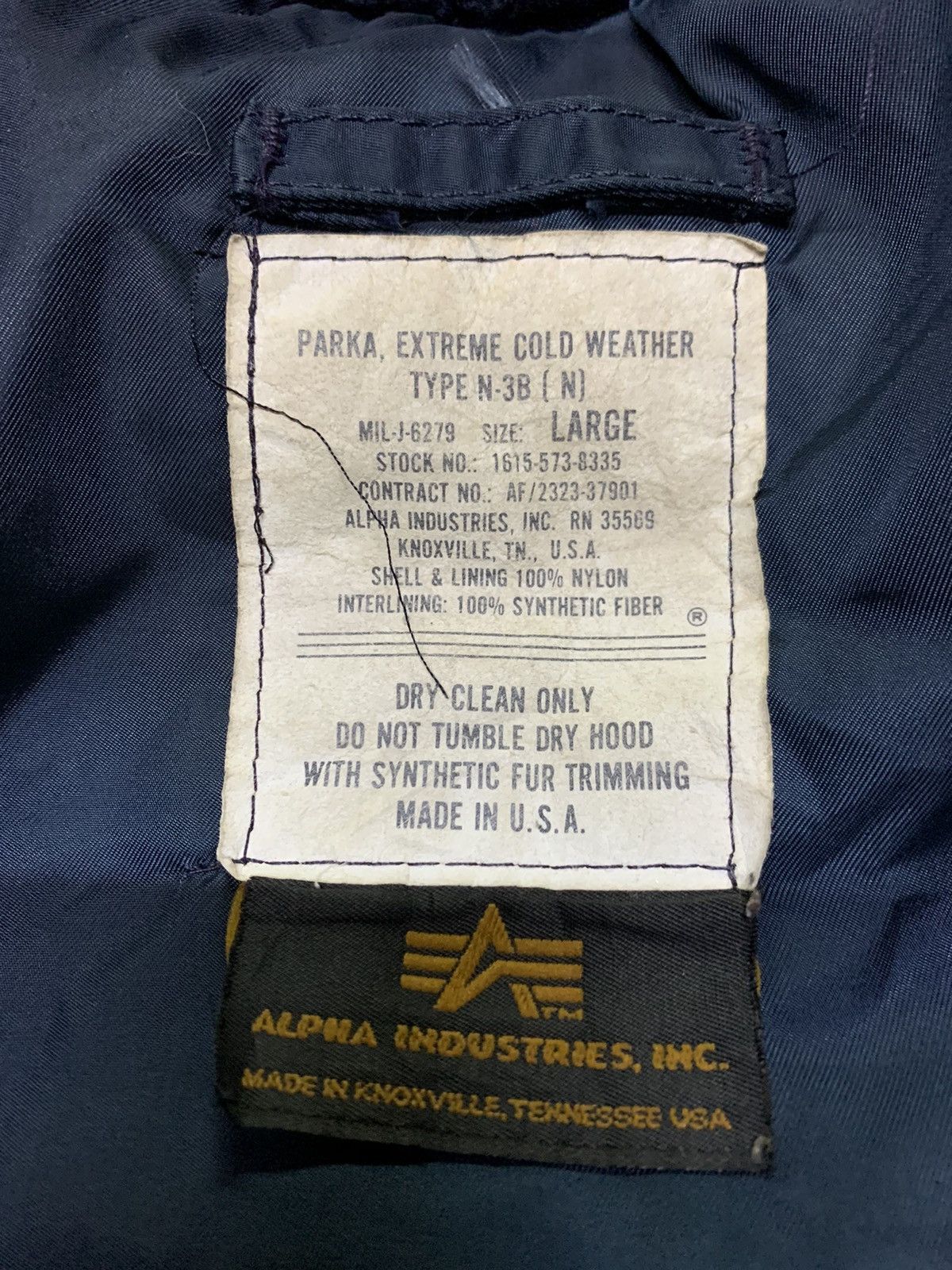 Alpha Industries Parka,extreme weather type n-38 Size US XL / EU 56 / 4 - 13 Thumbnail