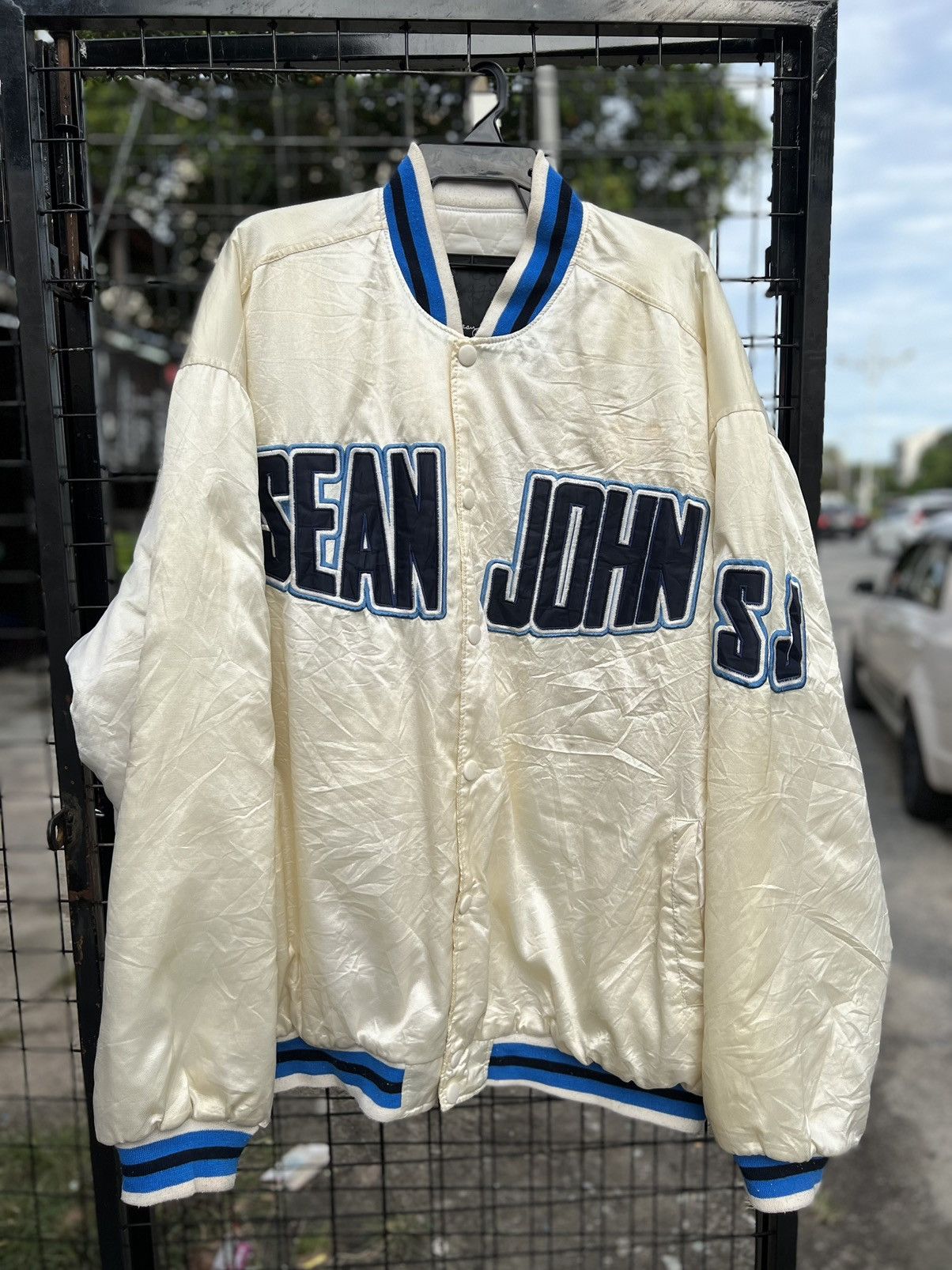 Sean John Vintage 🔥 Sean John varsity button up jacket over saiz Size US XXL / EU 58 / 5 - 1 Thumbnail